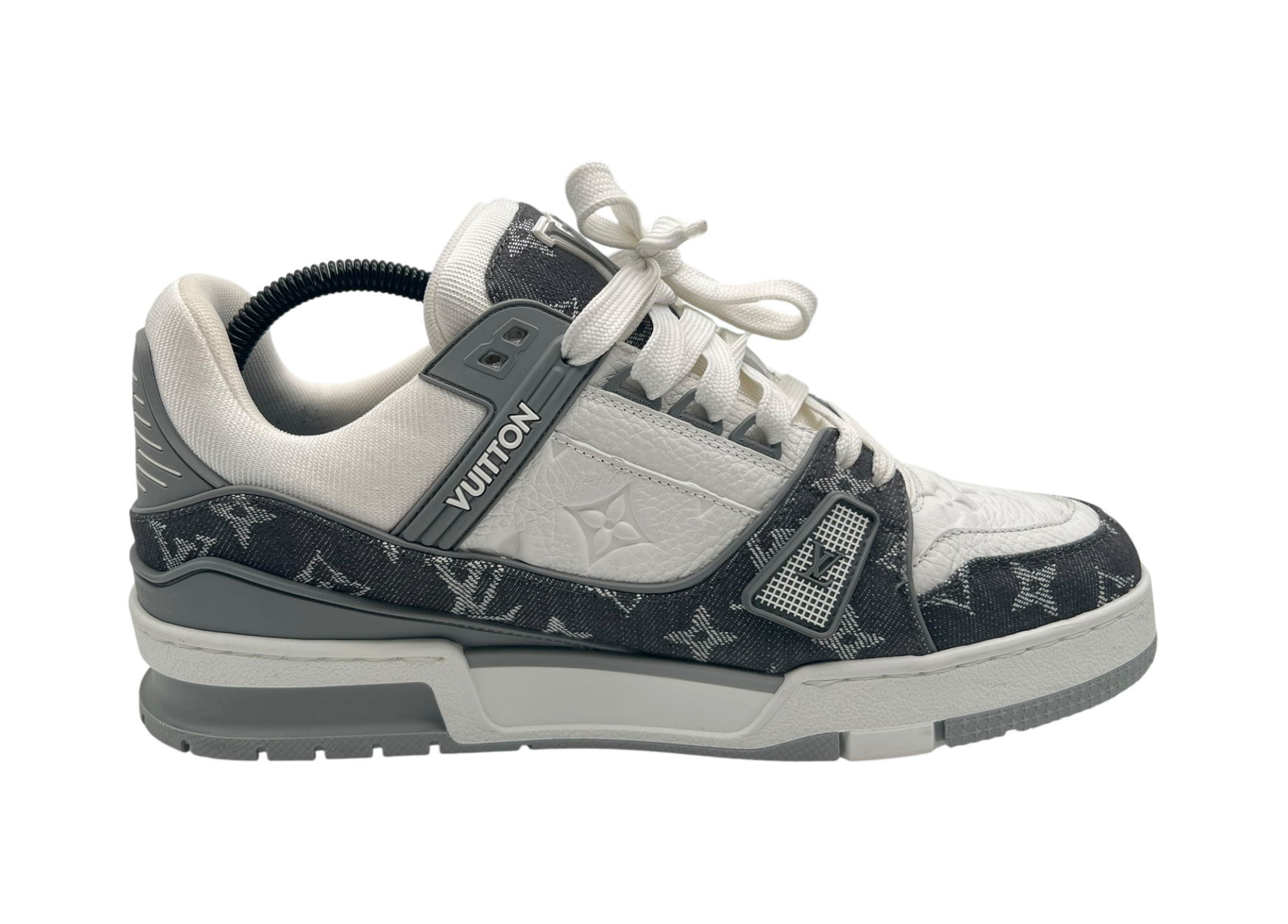 Louis Vuitton Trainer Denim Grey COND 9/10 (NO BOX)