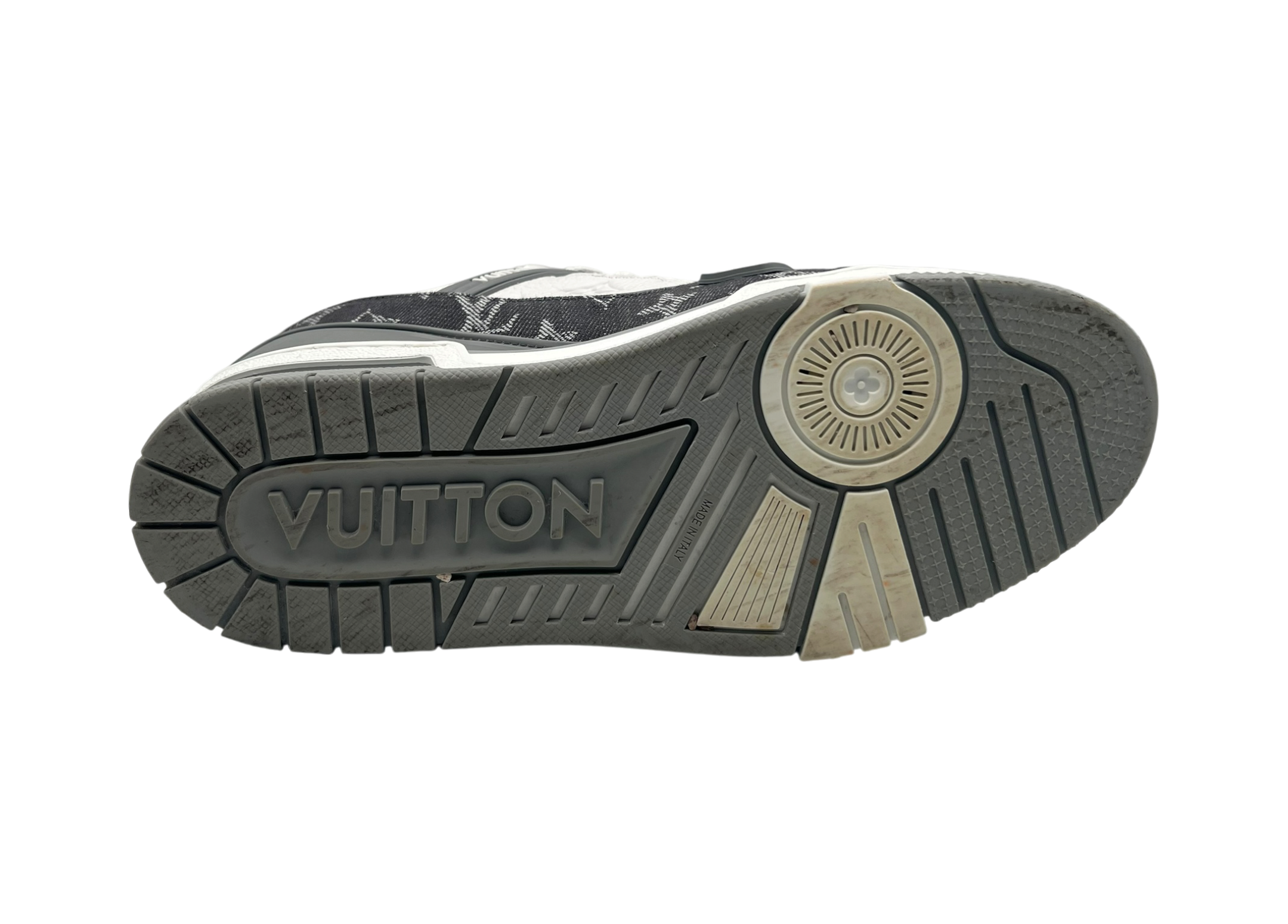 Louis Vuitton Trainer Denim Grey COND 9/10 (NO BOX)