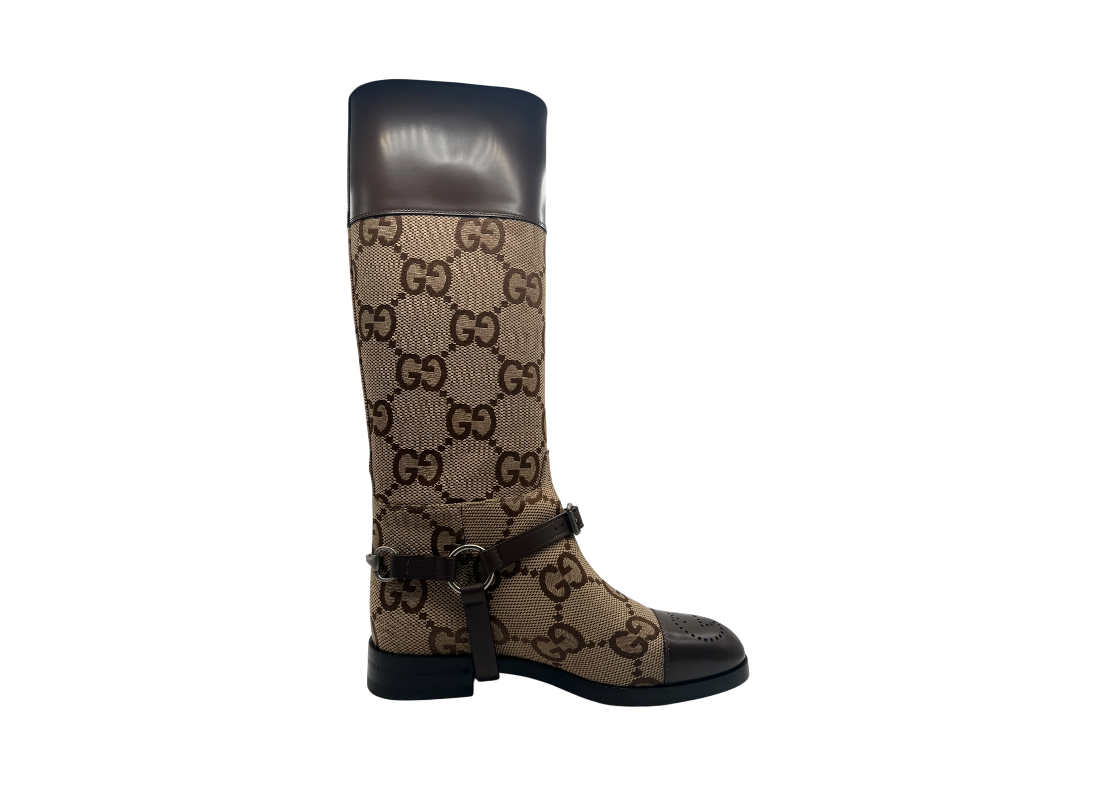 Gucci Knee-High Canvas GG Jumbo COND NEW (OG ALL)