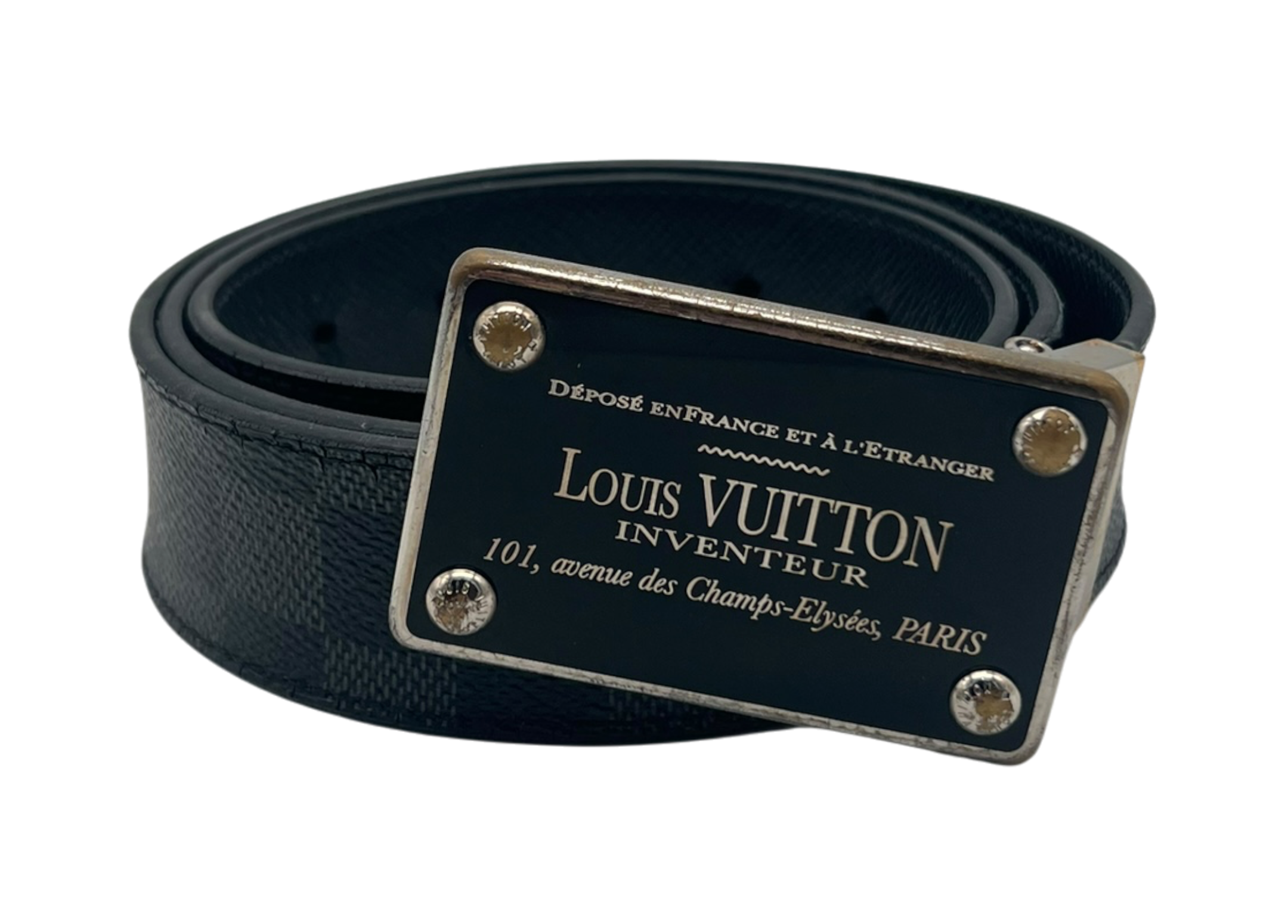 Louis Vuitton Belt Reversible Inventeur Damier COND 8/10 (NO BOX)