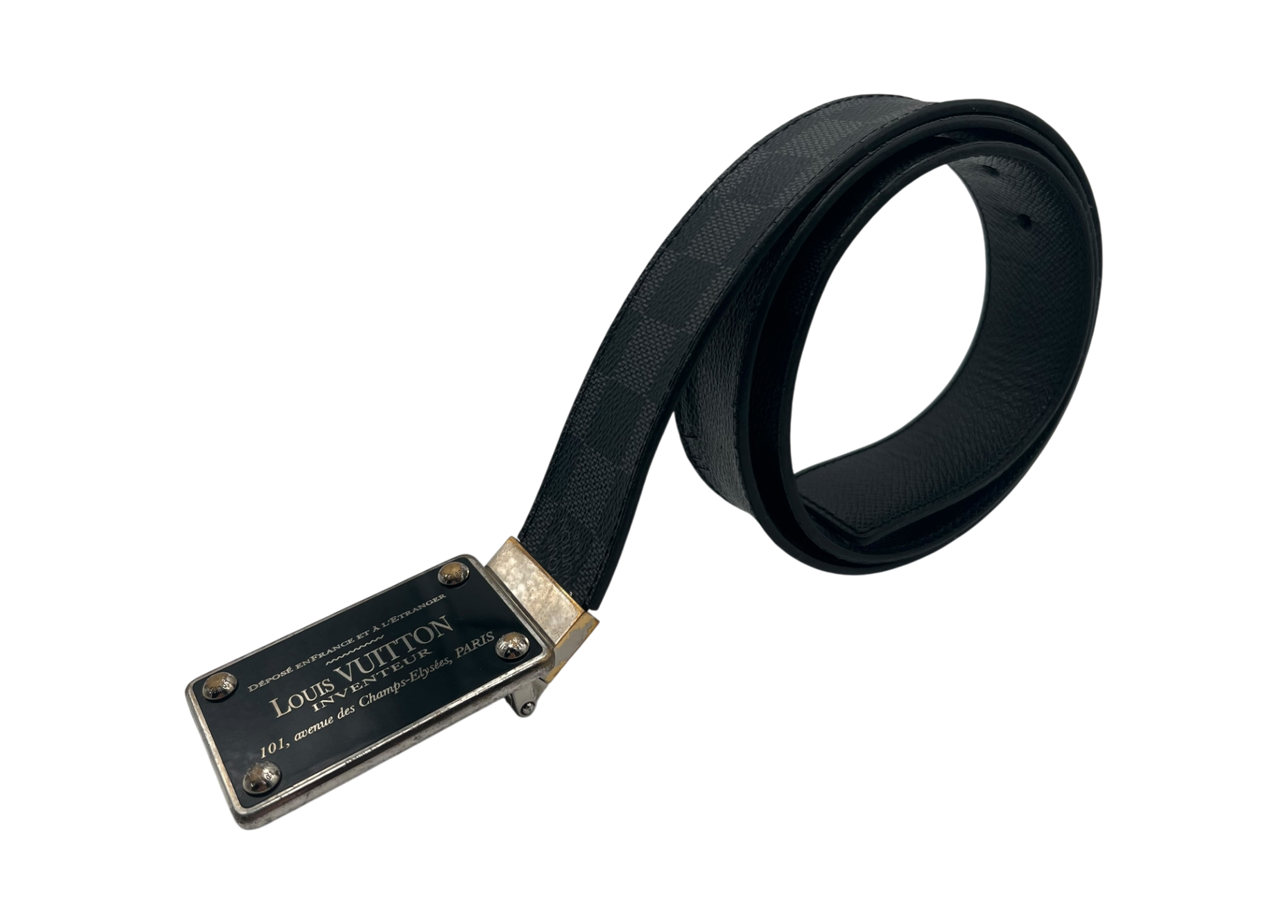 Louis Vuitton Belt Reversible Inventeur Damier COND 8/10 (NO BOX)