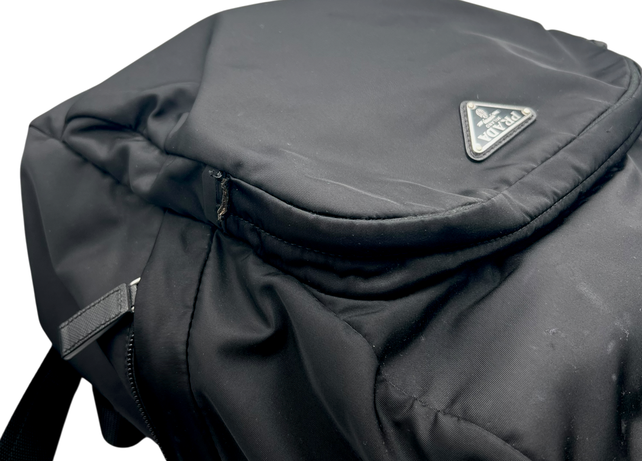 Prada Backpack Re-Nylon Saffiano Black COND 8.5/10