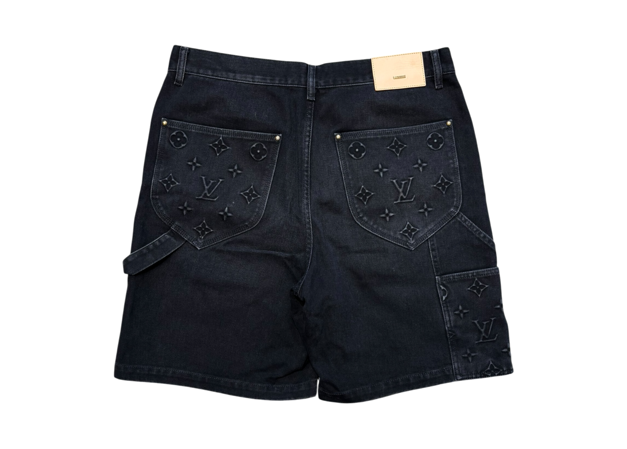 Louis Vuitton Shorts Denim Monogram Workwear COND 9.5/10