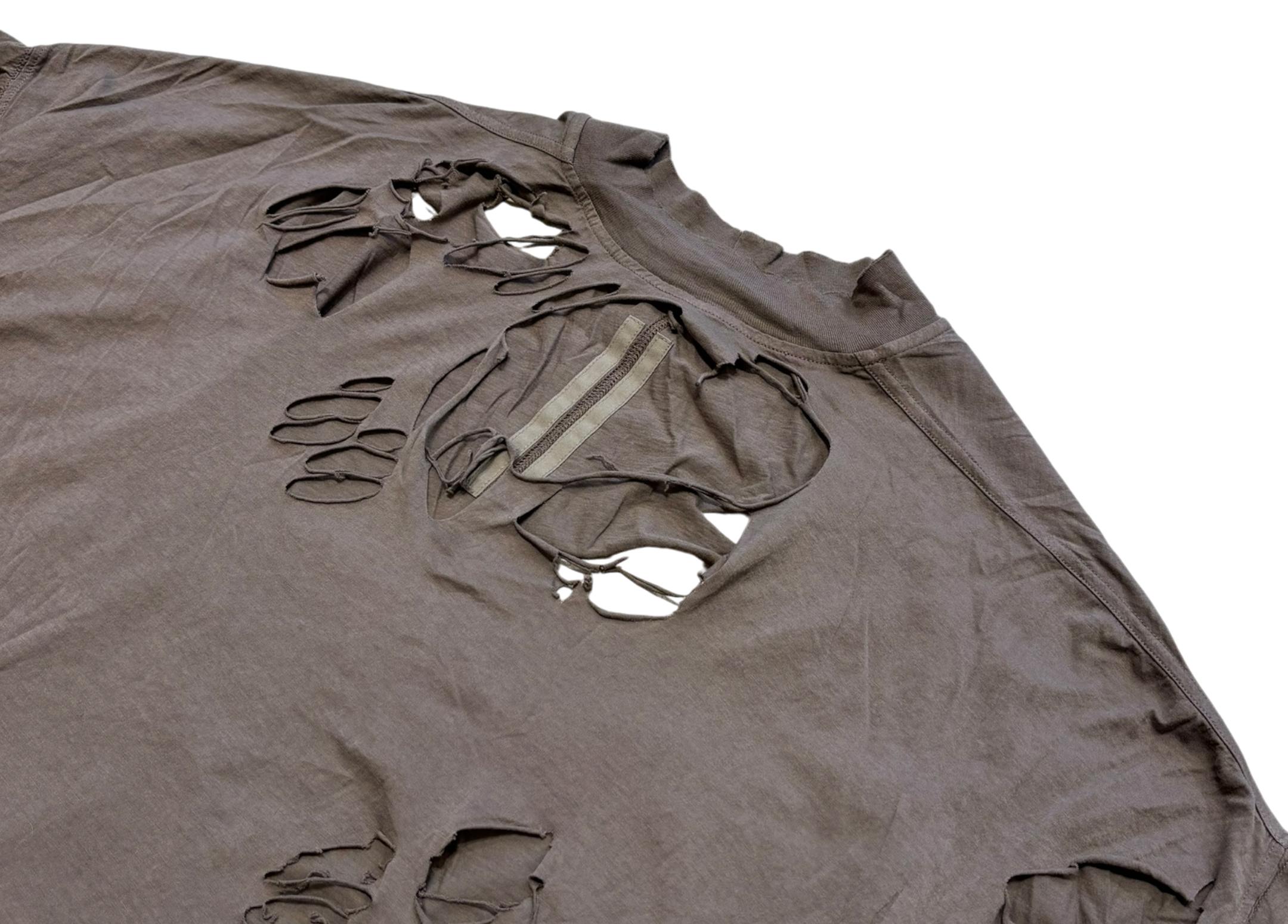 Rick Owens T-Shirt Level T Distressed COND 9/10