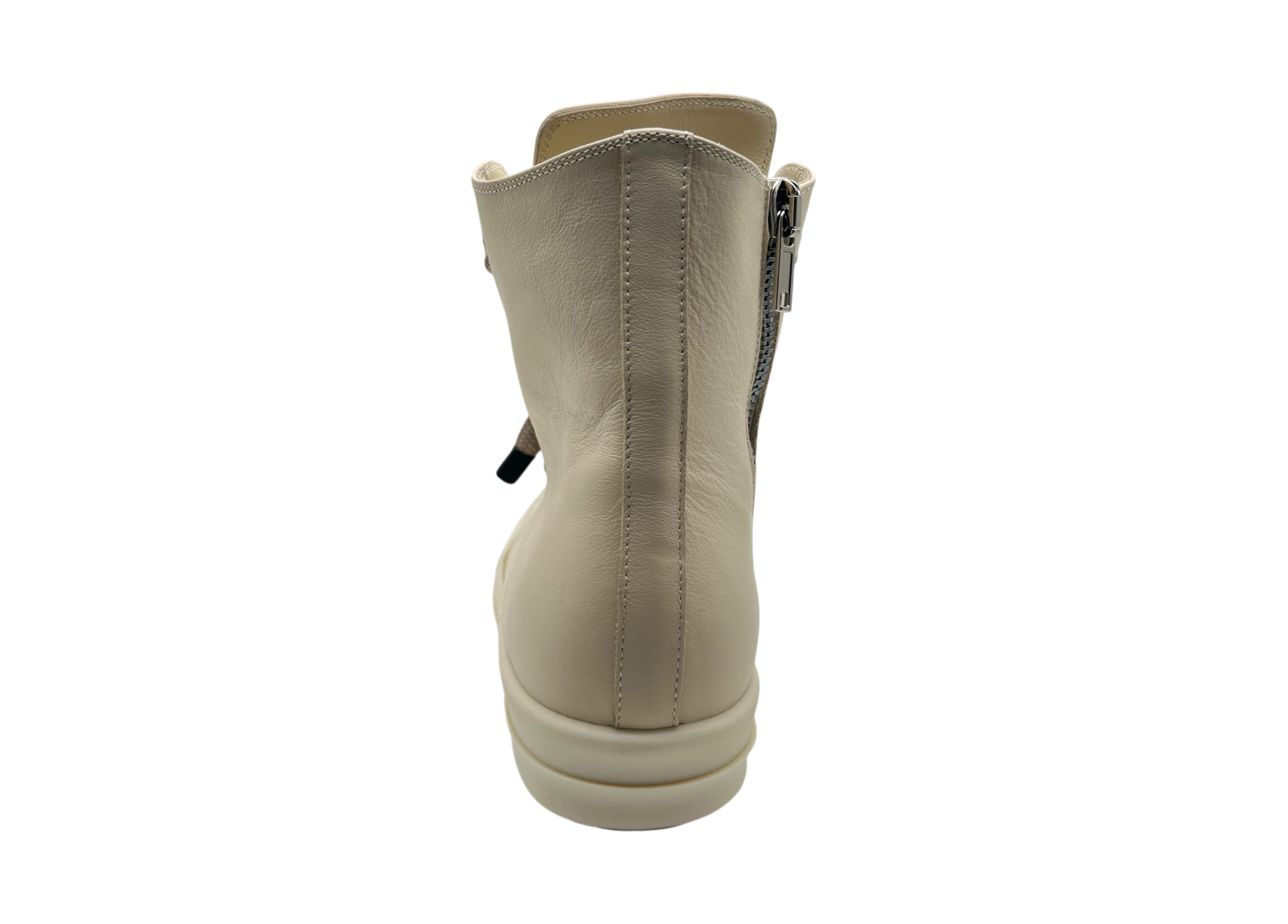 Rick Owens Ramones High Jumbo Leather Total White COND NEW