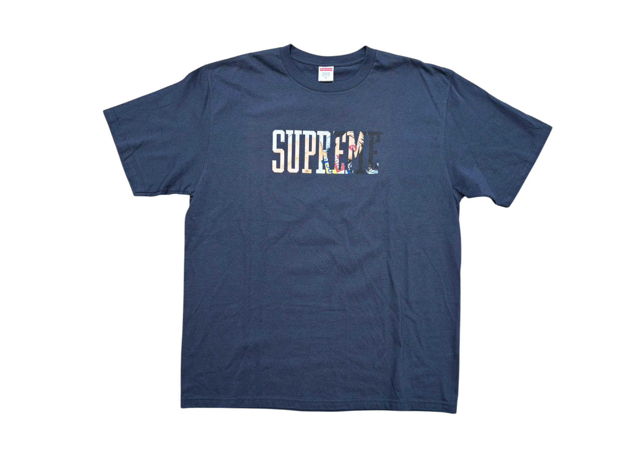 Supreme T-Shirt Tera Patrick Collegiate Navy COND NEW