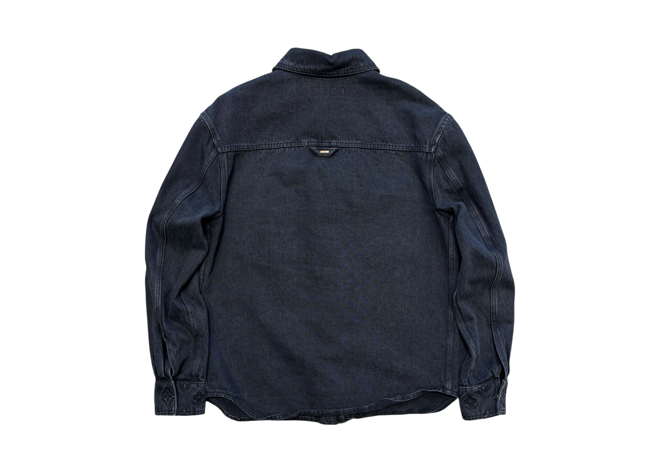 Louis Vuitton Denim Overshirt Monogram Black COND 9.5/10