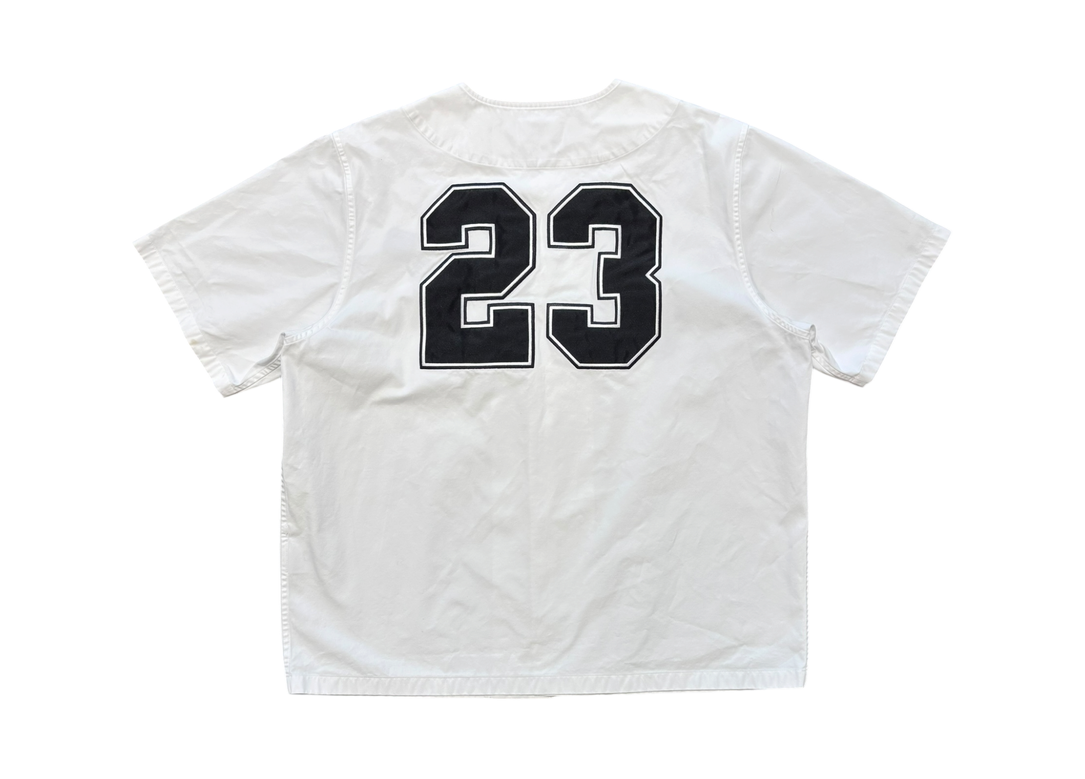 Off-White Baseball Shirt Front Logo COND 9/10