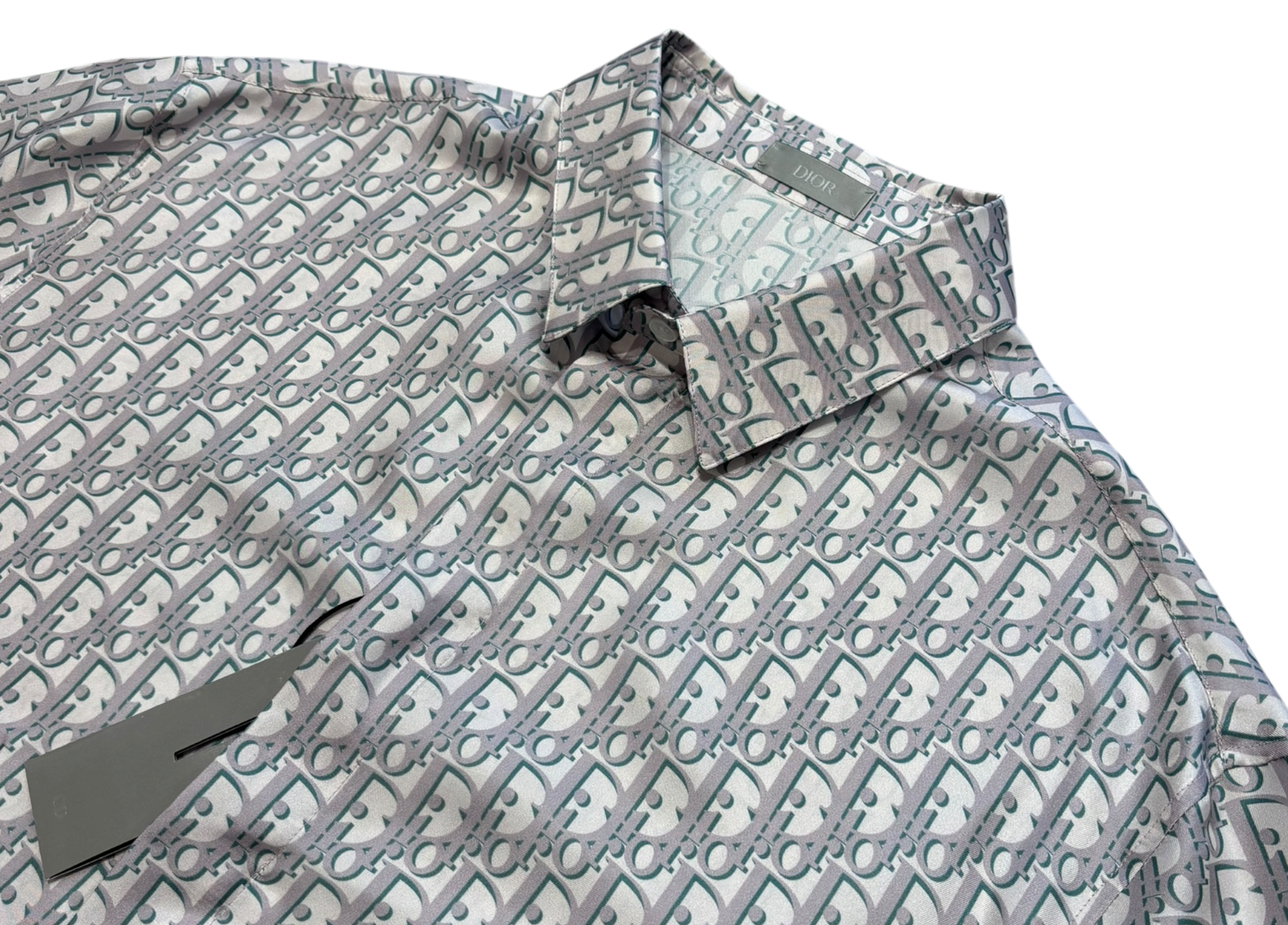 Dior Shirt Oblique Pixel Grey COND NEW