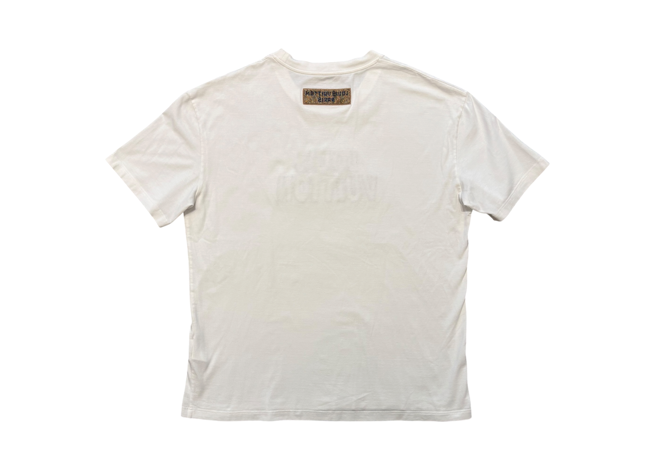 Louis Vuitton T-shirt Embroired Beads White COND 9.5/10