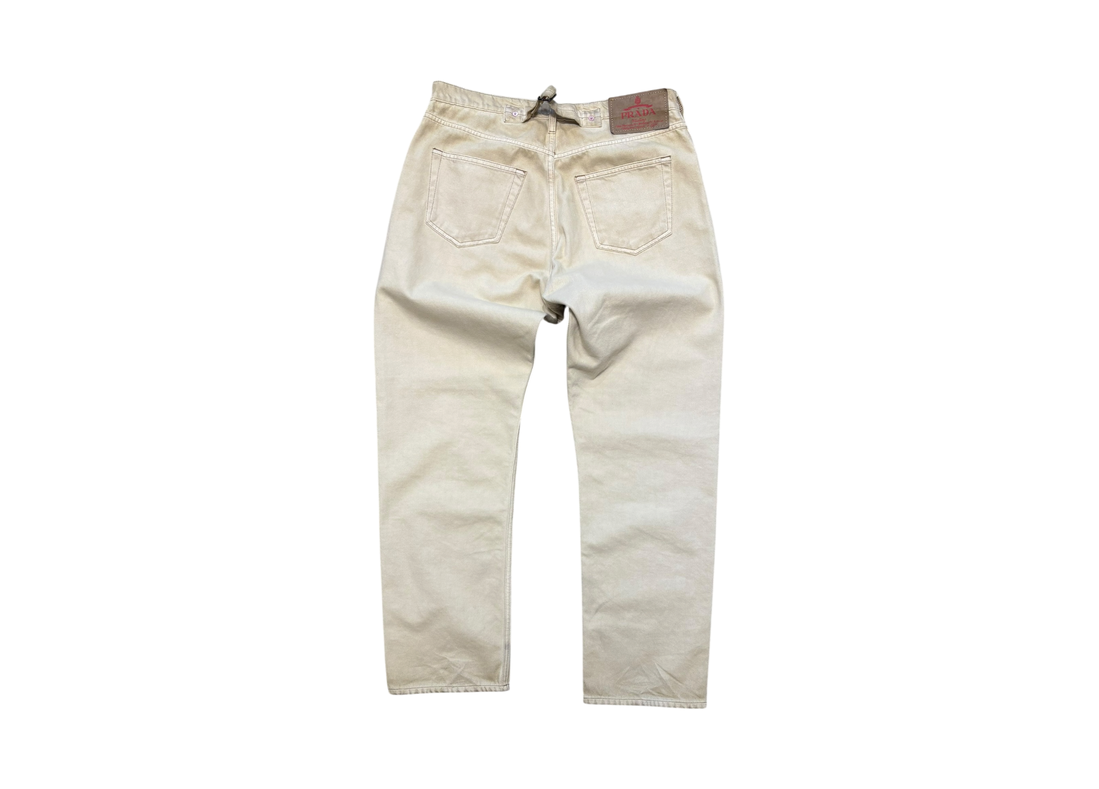 Prada Denim Jeans Dye-effect Cream COND 9/10