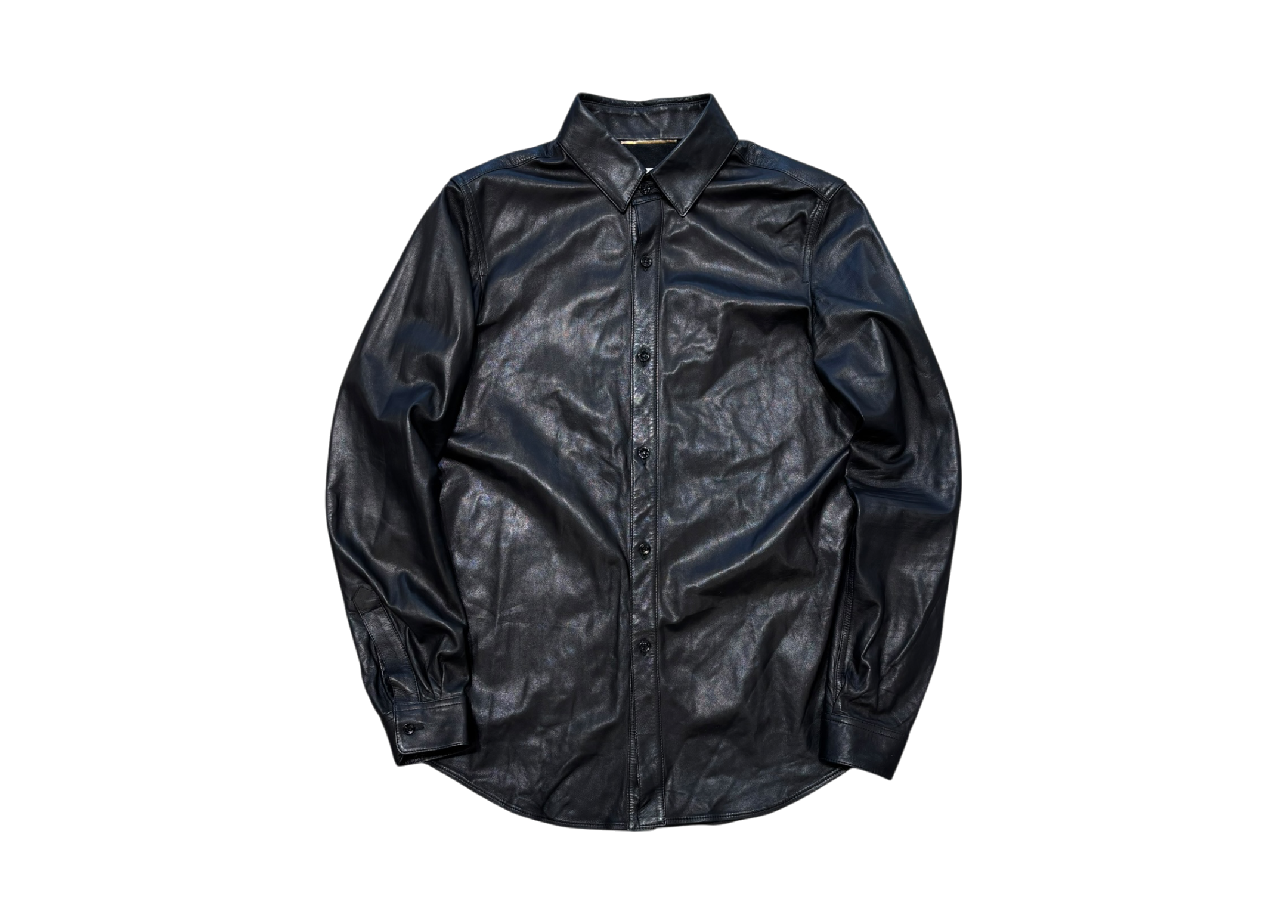 Saint Laurent Overshirt Leather Black Woman COND 9.5/10