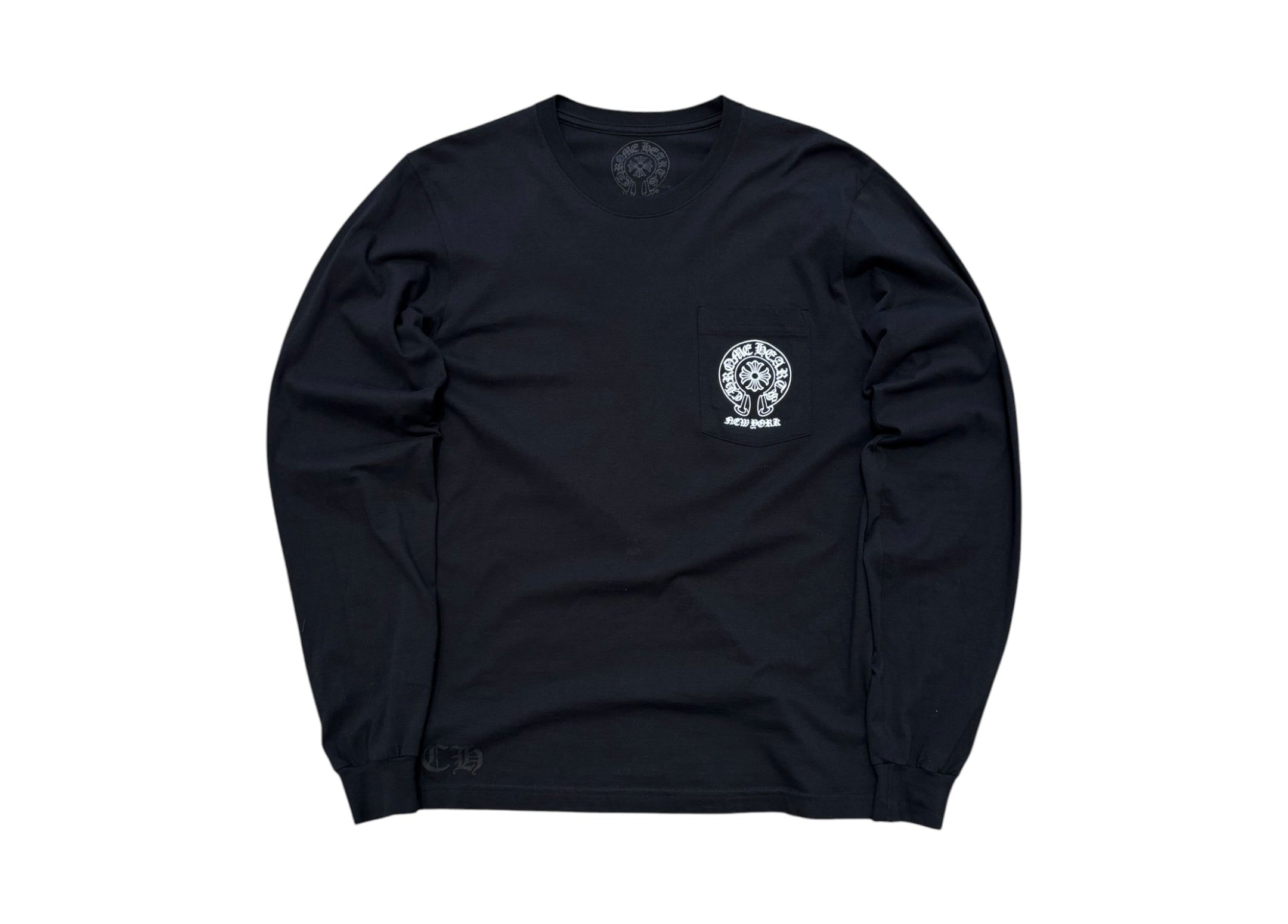 Chrome Hearts Longsleeve Horseshoe New York Black COND 9.5/10