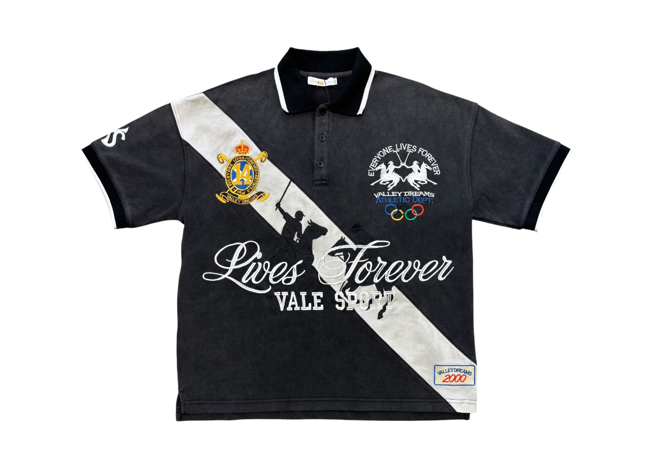Vale Forever Polo Panda Black COND NEW