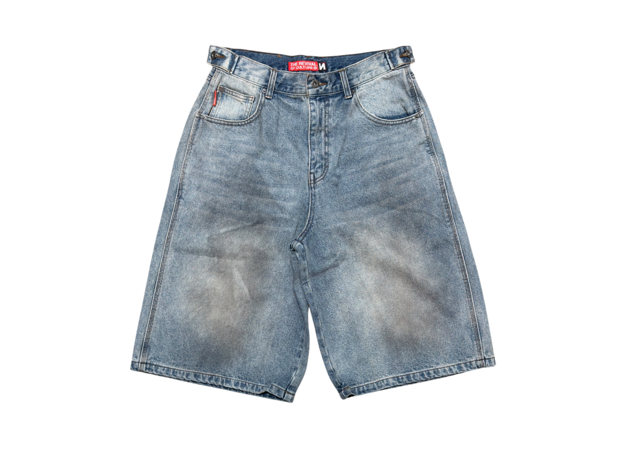 9090 Jorts Buggy Mud Light Blue King Logo COND NEW