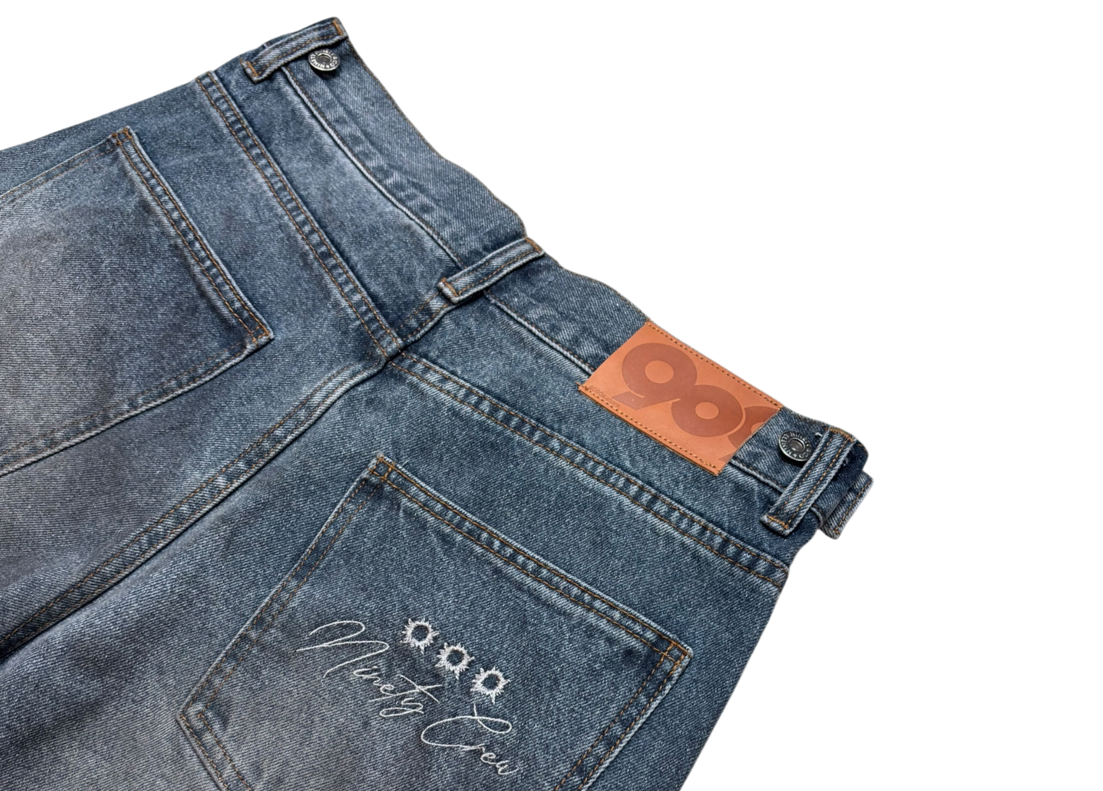 9090 Denim Pants Buggy Mad Vintage Blue COND NEW