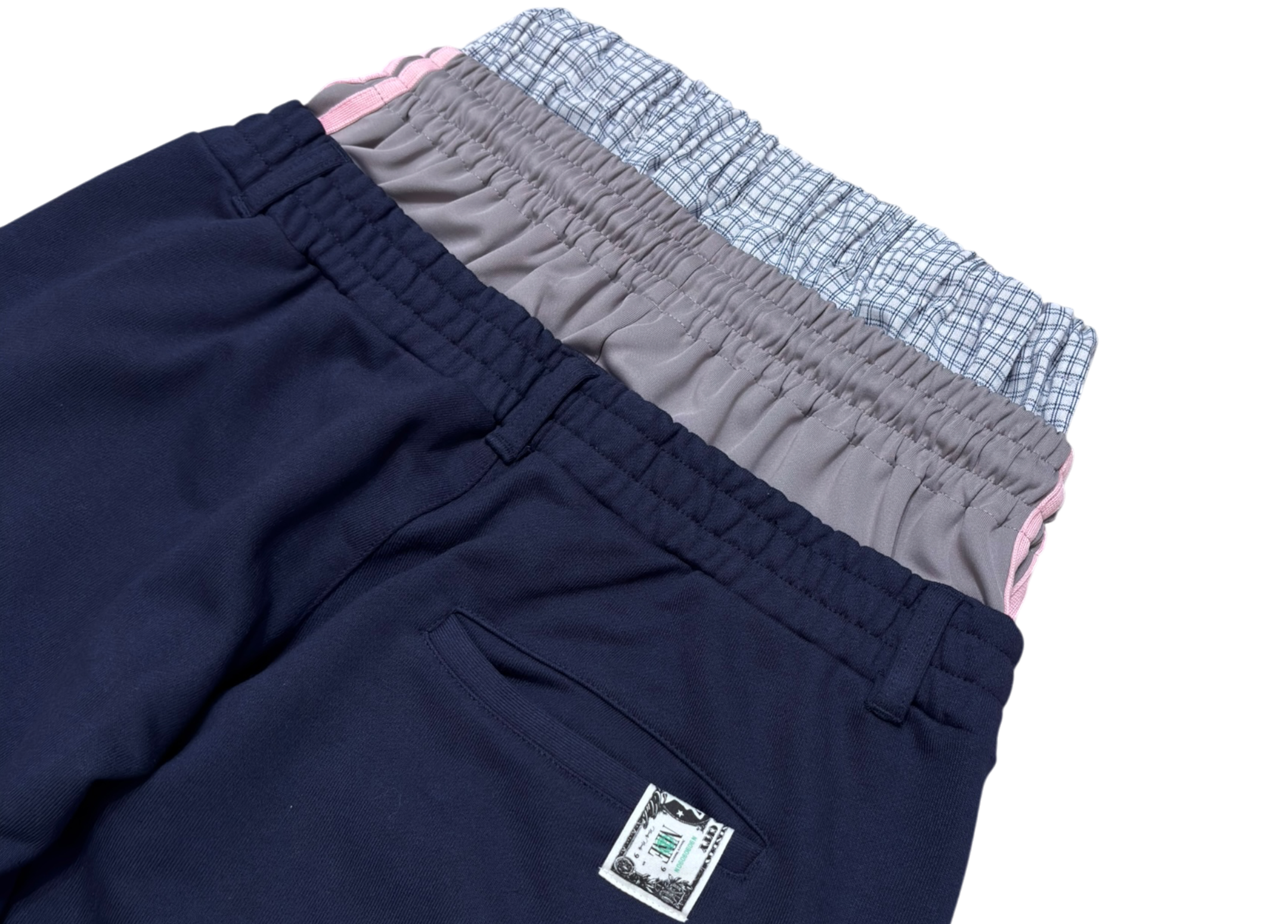 9090 Sweatpants Triple Layered Navy COND NEW