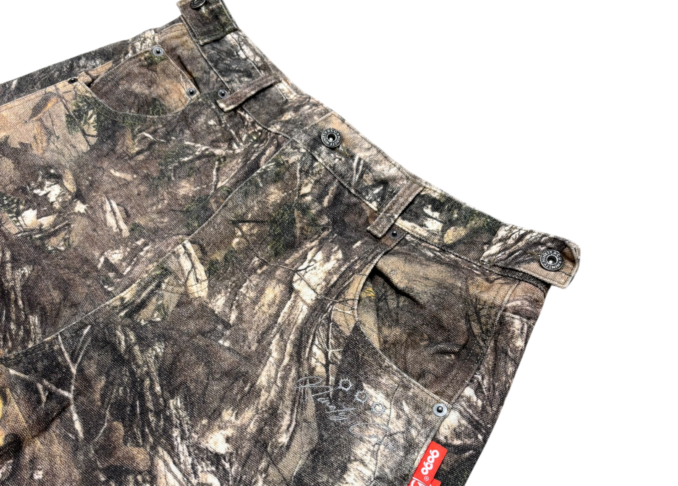 9090 Denim Pants Buggy Camo Real Tree COND NEW