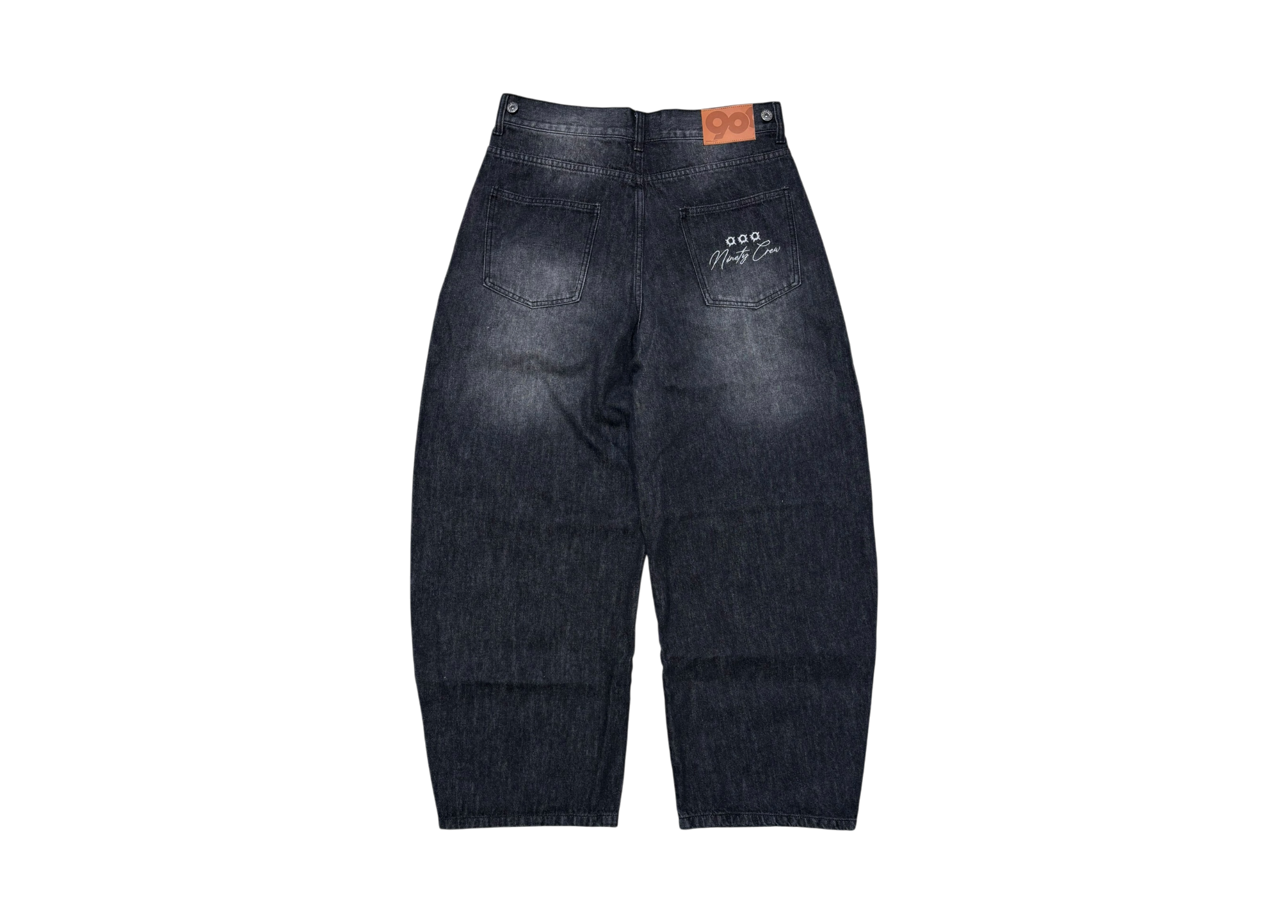 9090 Denim Pants Buggy Slub Black COND NEW