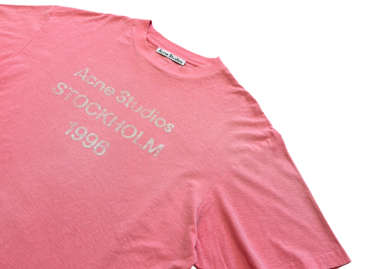 Acne Studios T-Shirt Stockholm 1996 Pink