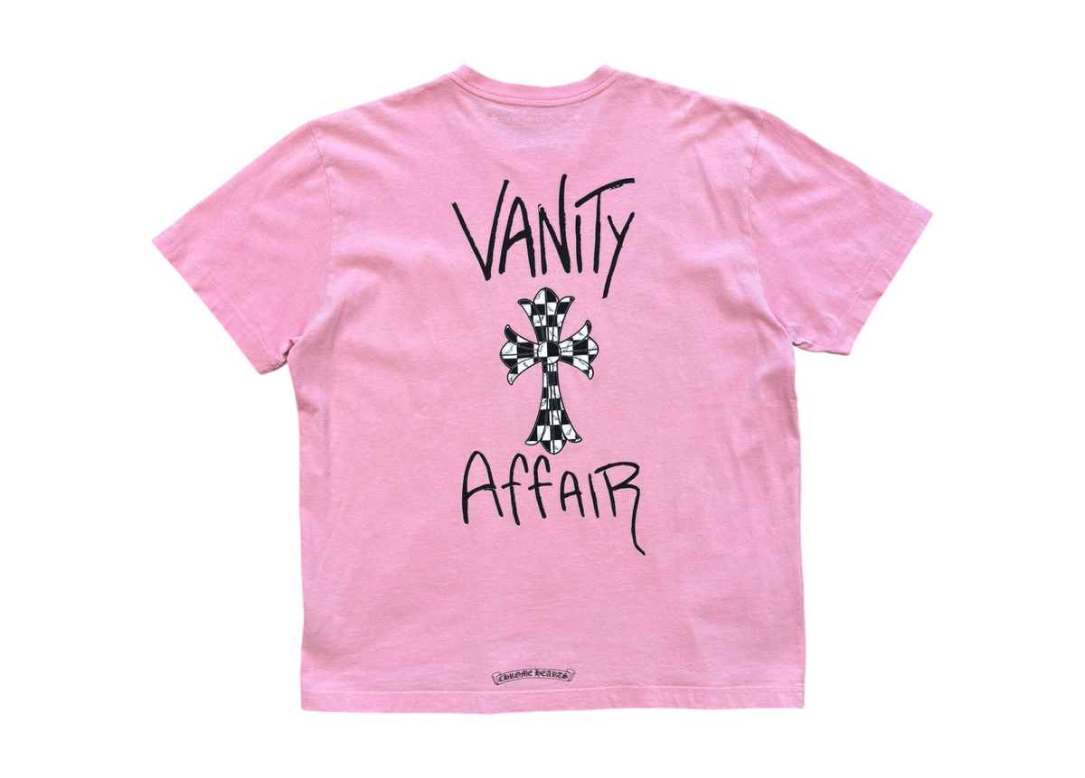 Chrome Hearts T-Shirt Matty Boy Scroll Pocket Pink
