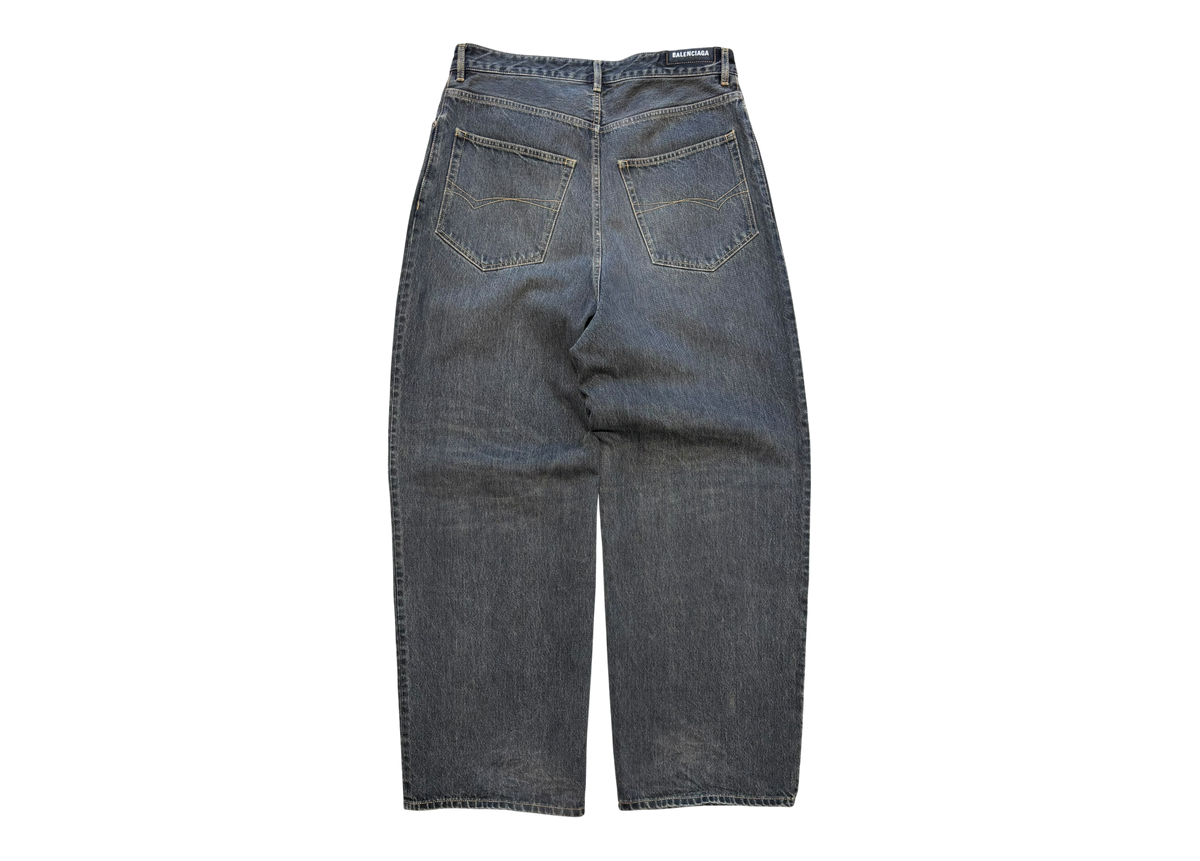 Balenciaga Denim Jeans Washed Black
