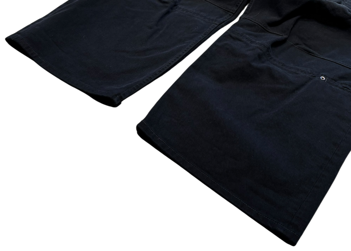Balenciaga Denim Jeans Multi-Pocket Carpenter Washed Black