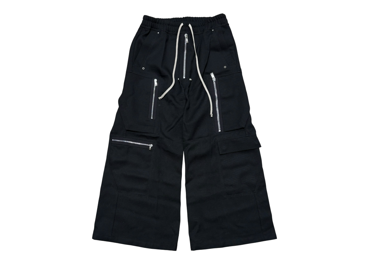 Rick Owens Pants Cargo Belas Black