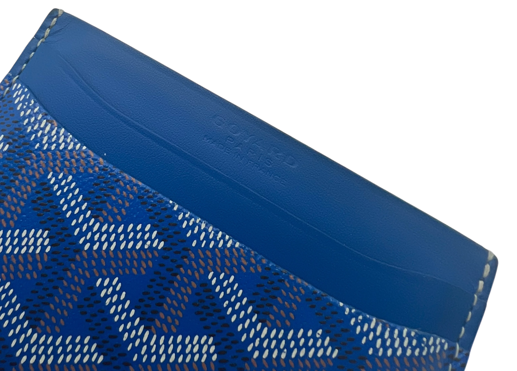 Goyard Cardholder Blue COND 9.5/10