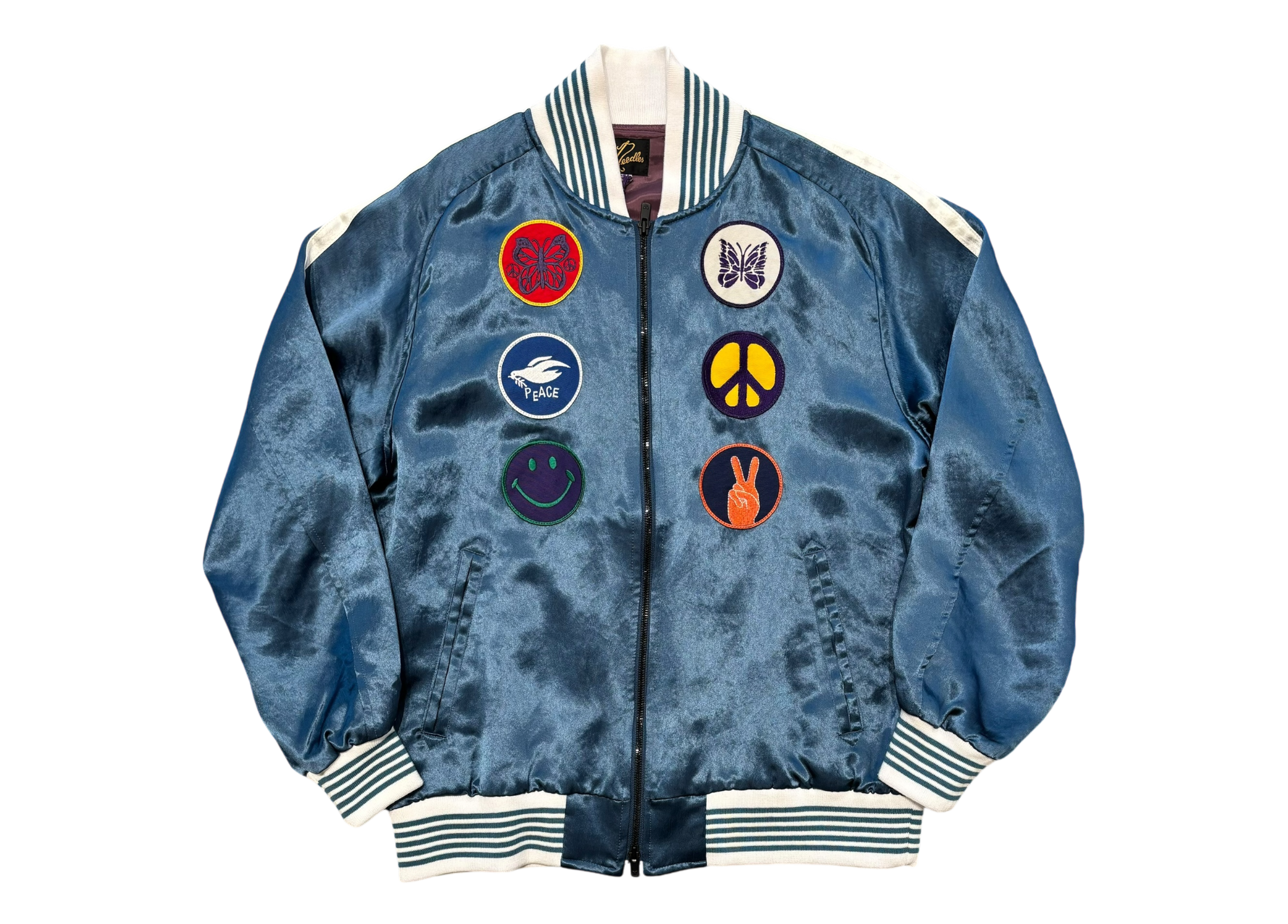 Needles Track Jacket Patch Satin COND NEW