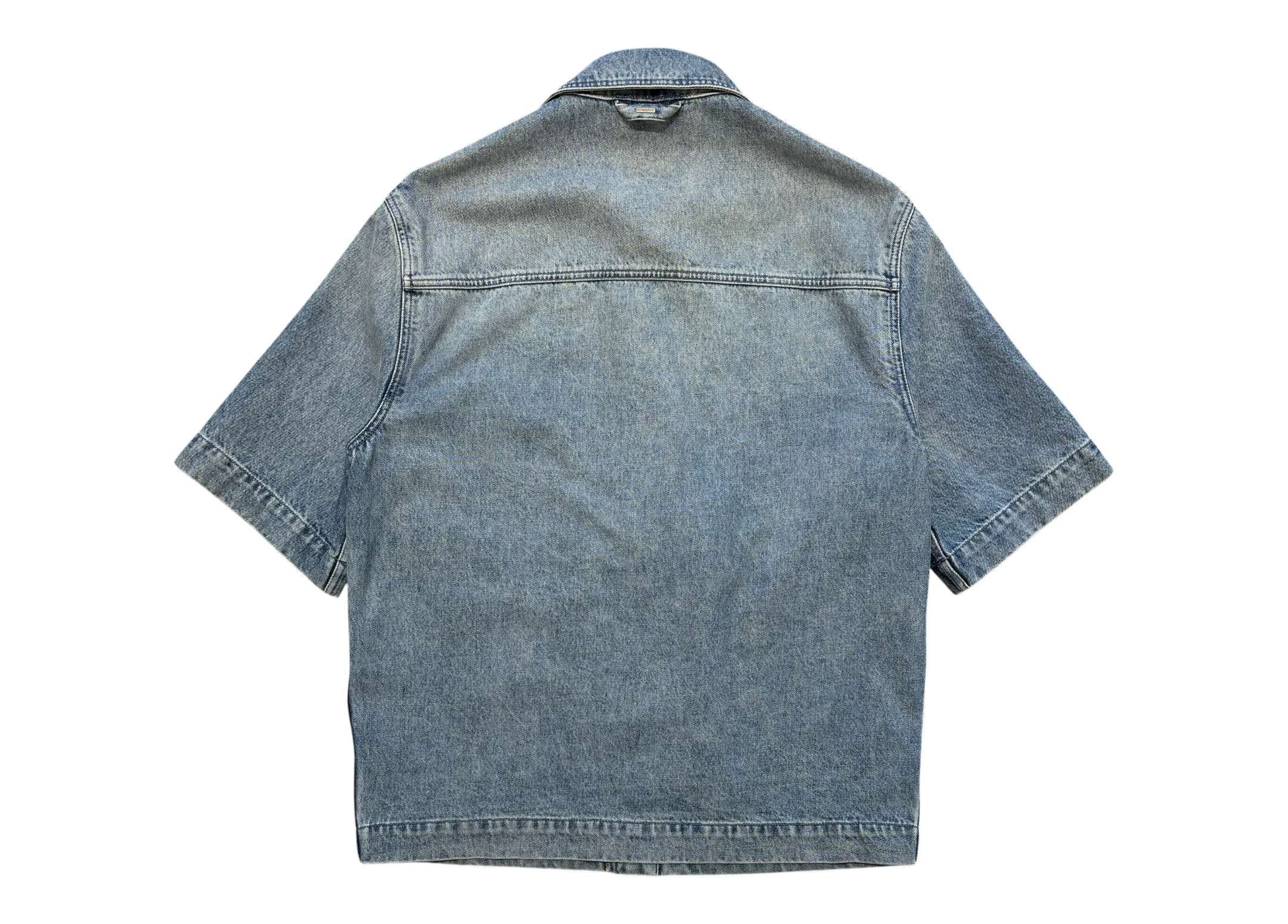 Louis Vuitton Denim Shirt Monogram COND 9.5/10
