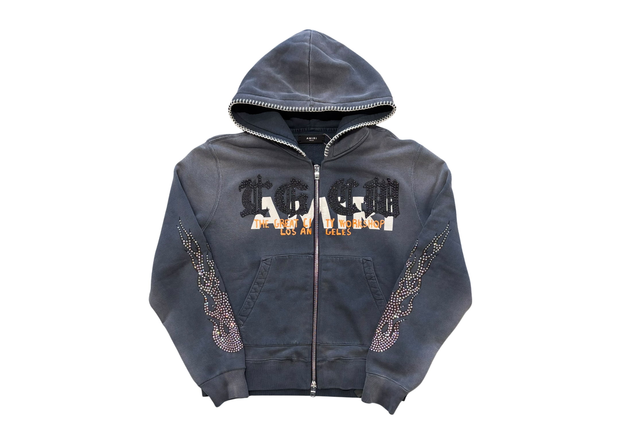 Amiri The Great City Workshop Zip Hoodie COND NEW