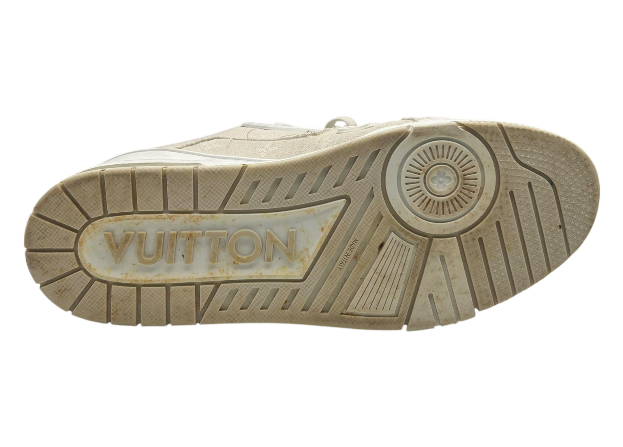 Louis Vuitton Trainer Canvas Beige COND 8/10 (OG NONE)