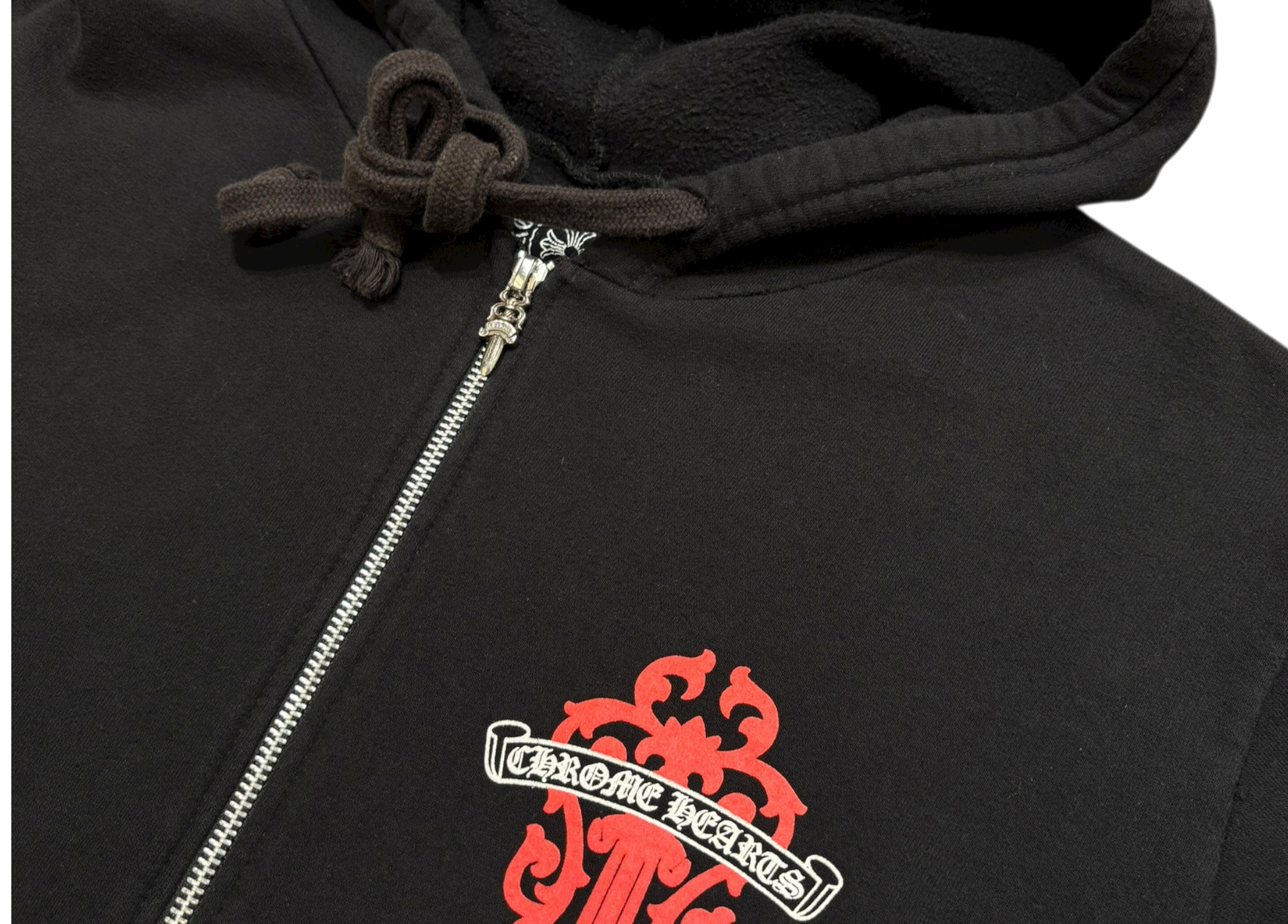 Chrome Hearts Zip Hoodie Red Dagger COND 9/10 (Fit S)
