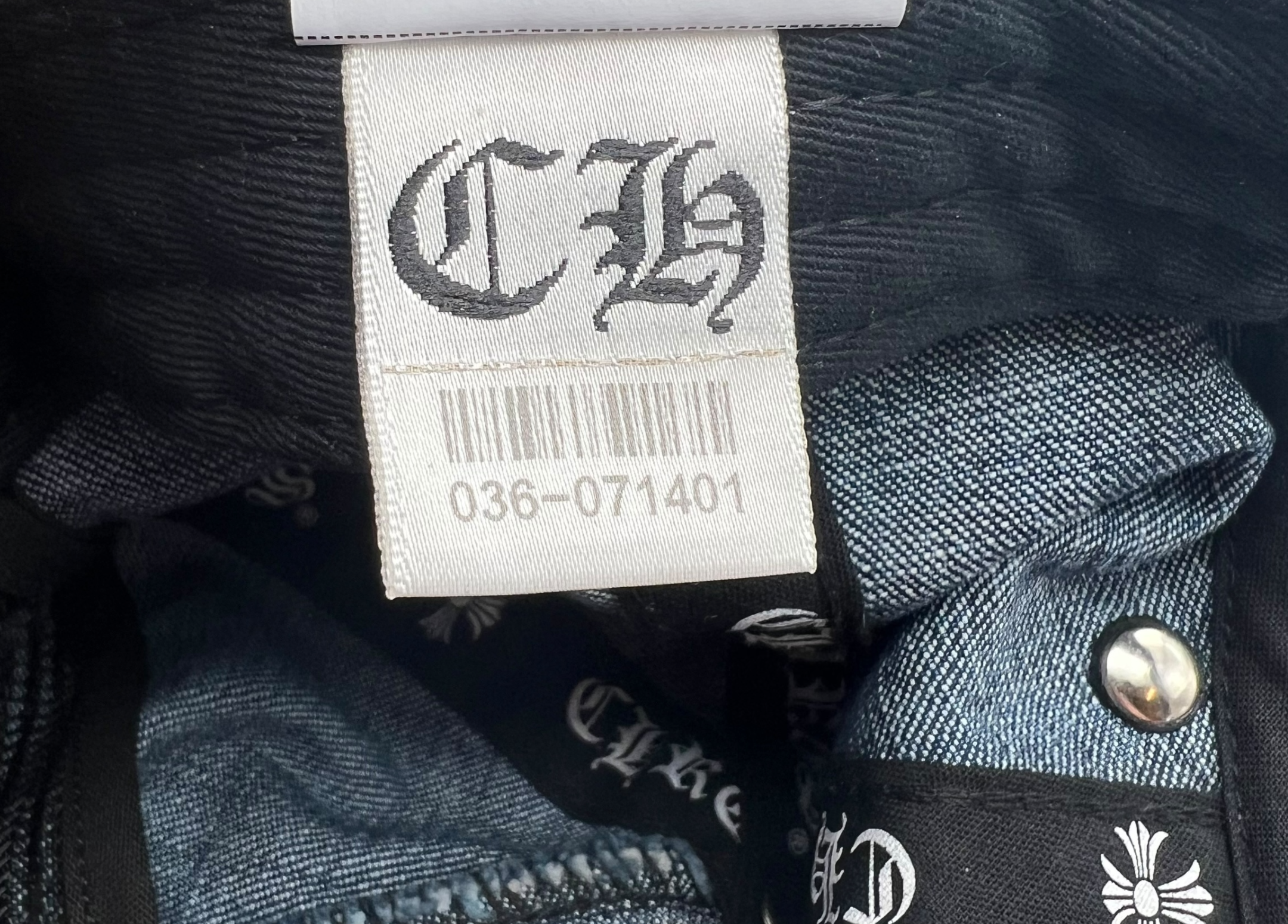 Chrome Hearts Snapback Jeans COND 9.5/10
