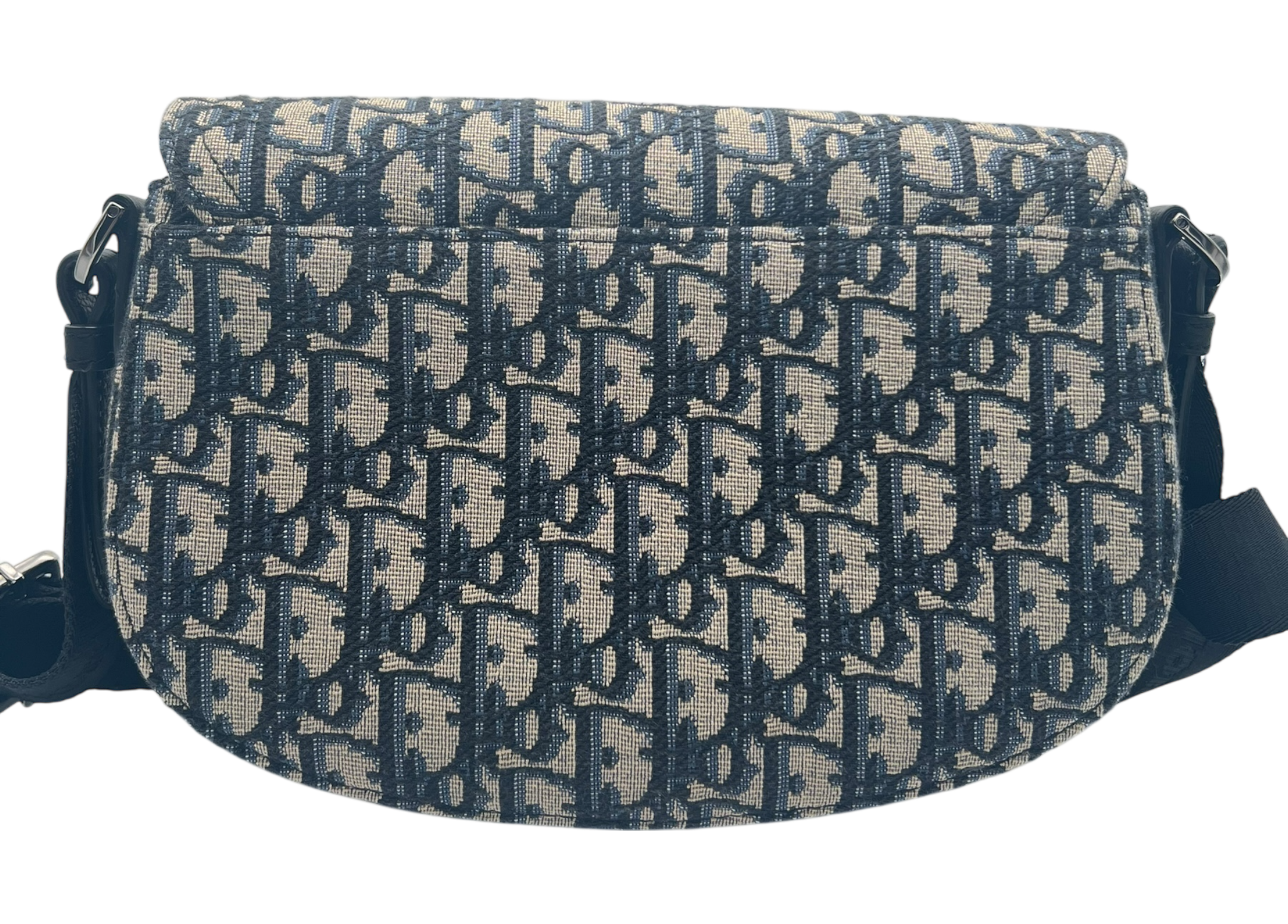 Dior Saddle Shoulder Bag Jacuard Oblique COND 9/10