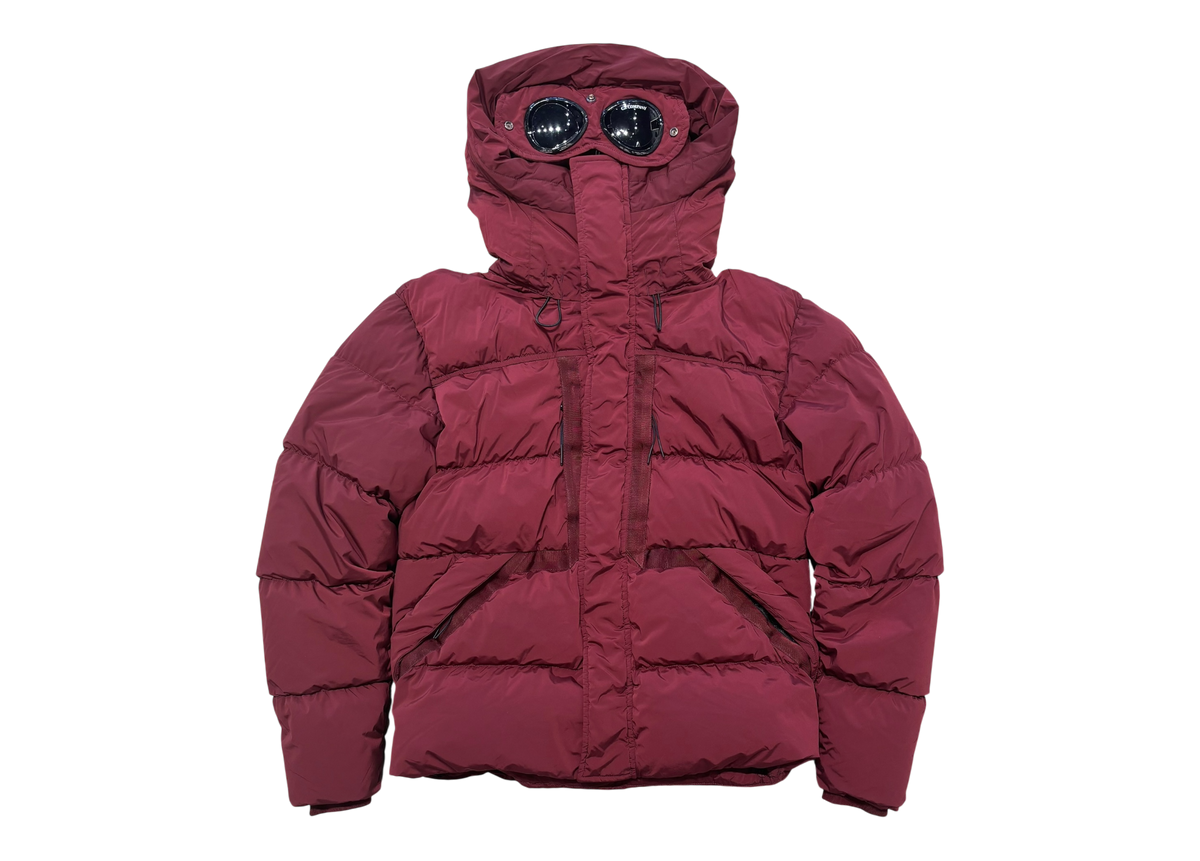 C.P. Company Puffer Goggle Jacket Red COND NEW