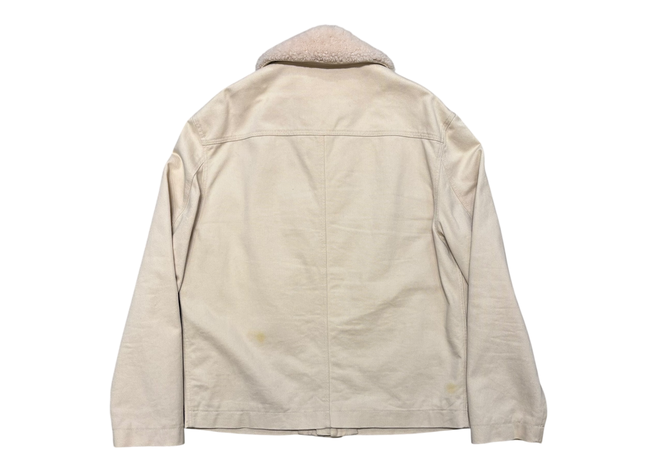 Louis Vuitton Jacket Workwear Cream Monogram COND 8/10
