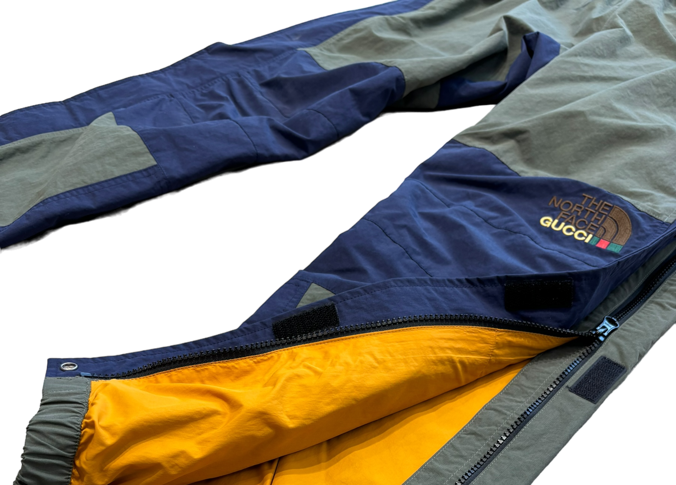 Gucci The North Face Pant Green Navy COND NEW