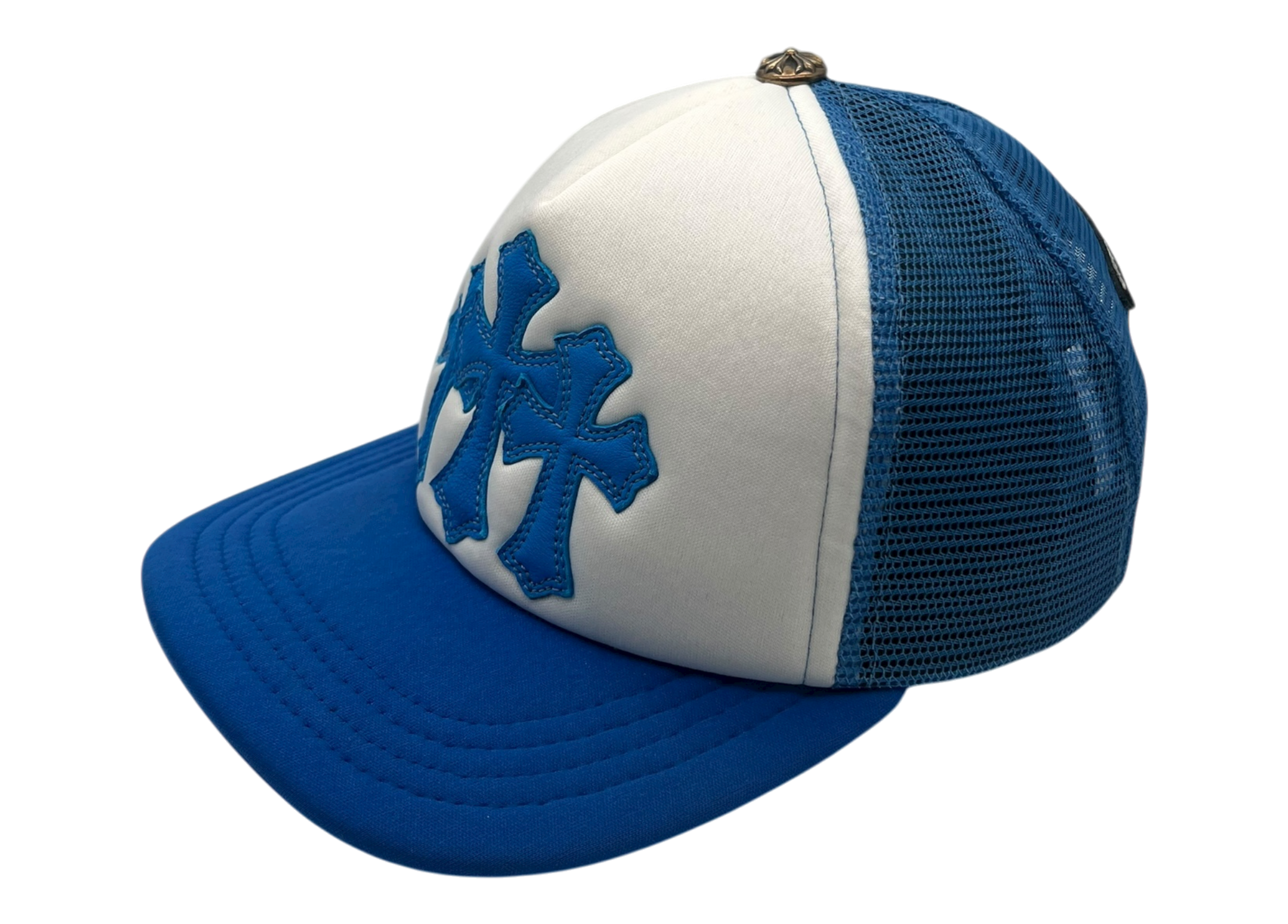 Chrome Hearts Trucker Triple Cross Blue COND NEW