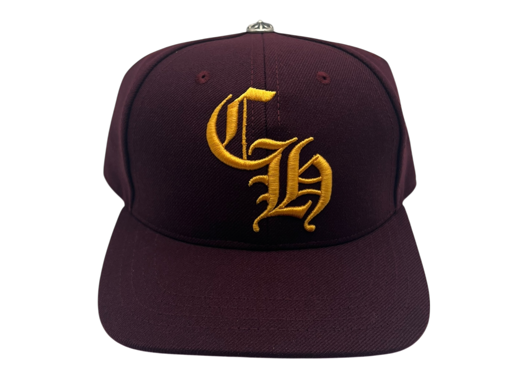 Chrome Hearts Hat CH Bordeaux COND NEW