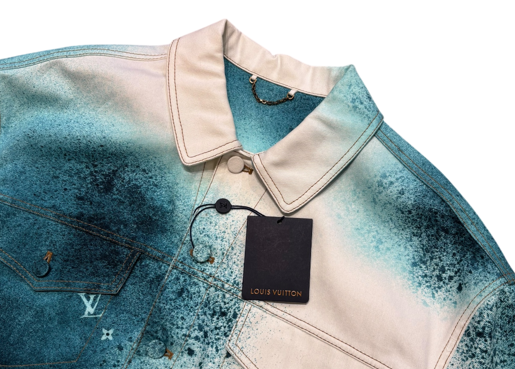 Louis Vuitton Denim Jacket Spray COND NEW