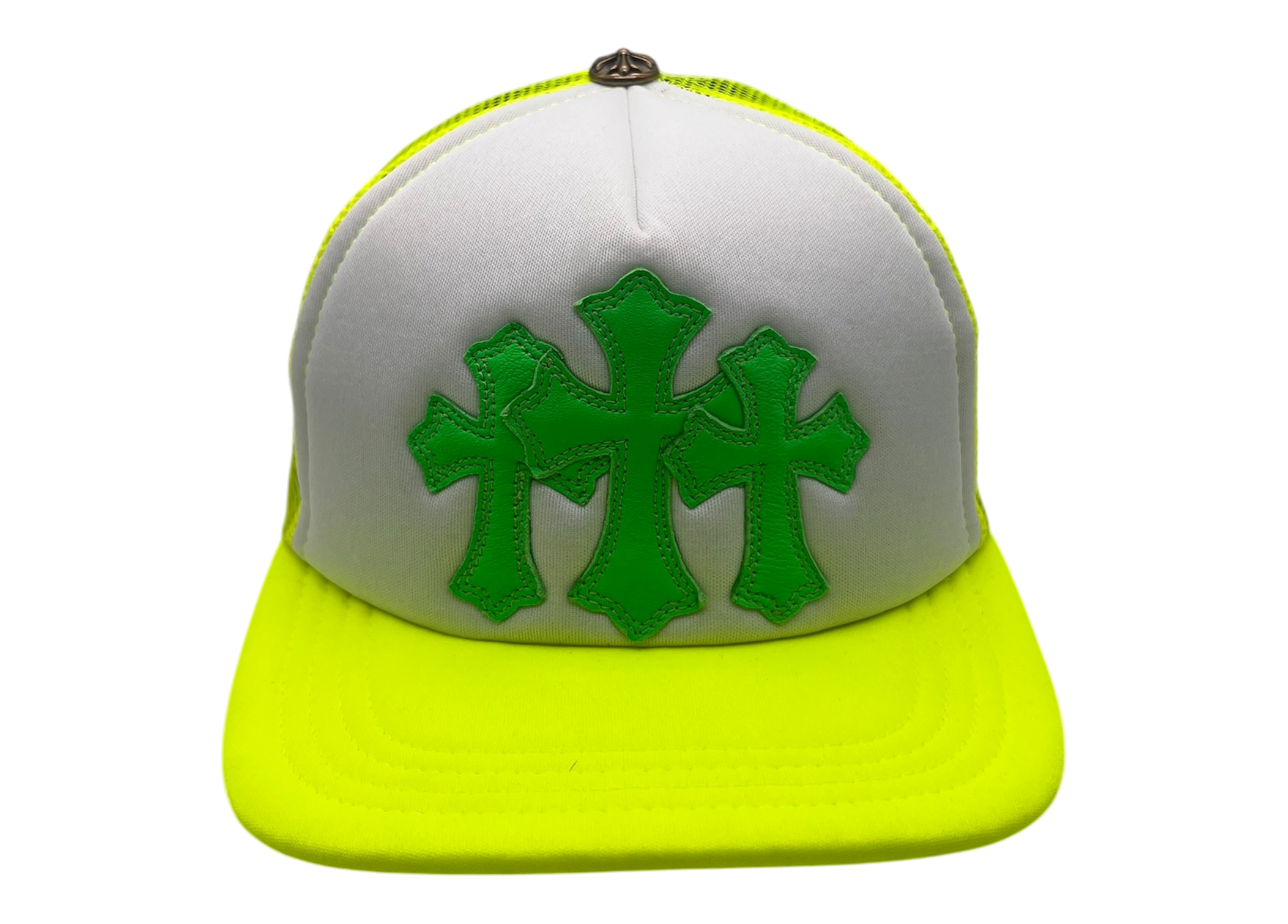 Chrome Hearts Trucker Triple Cross Yellow COND NEW