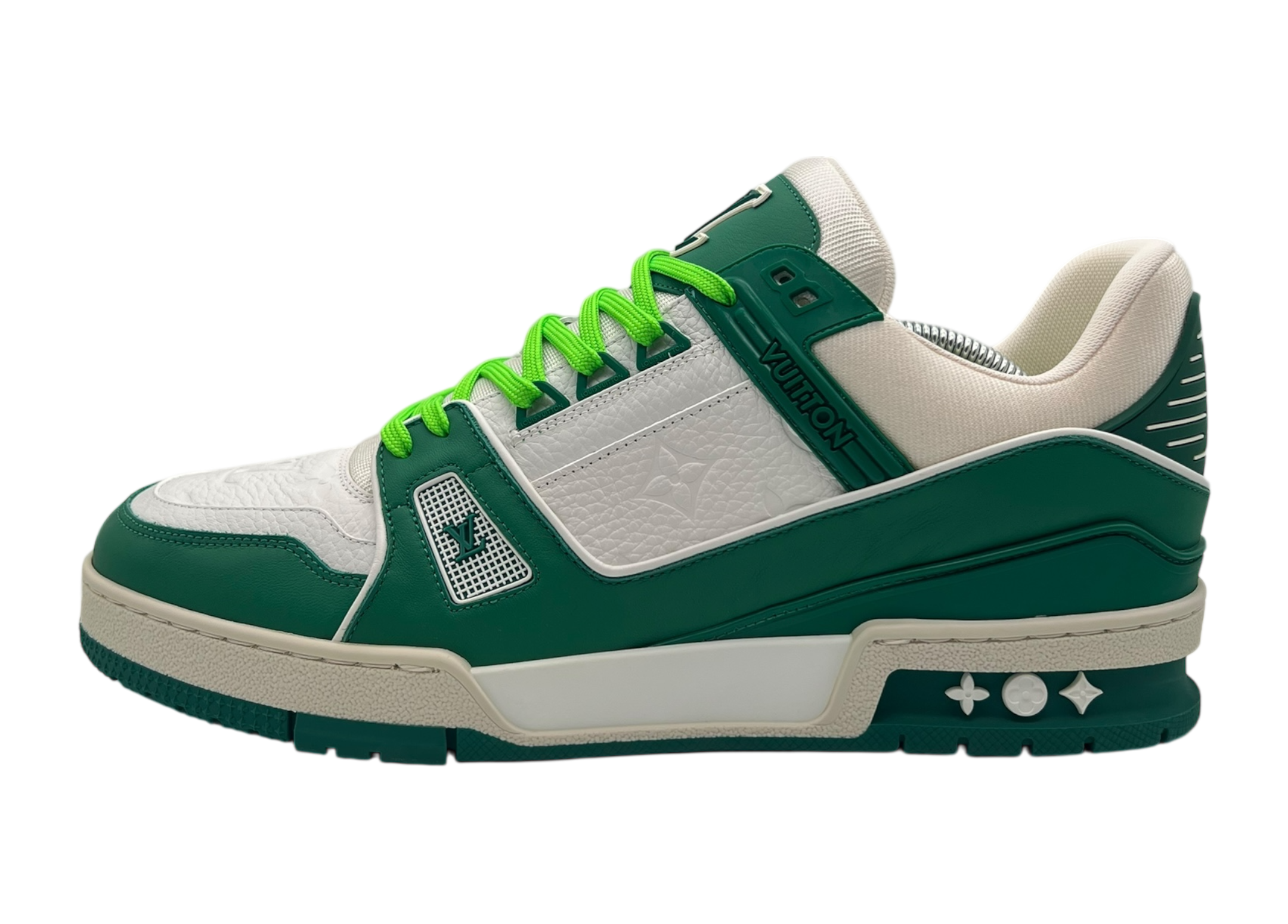 Louis Vuitton Trainer Green White Fluo COND NEW (NO BOX)