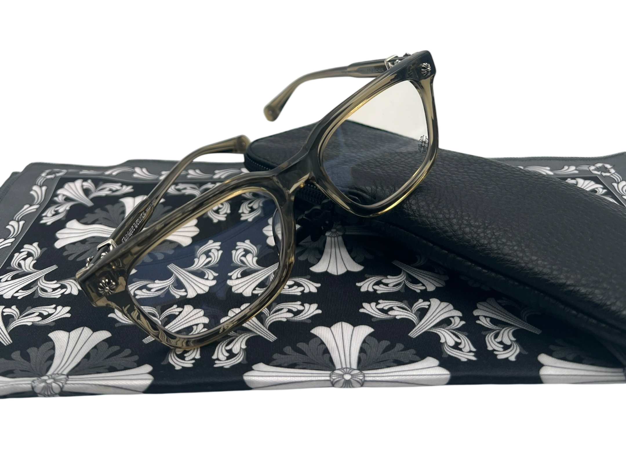 Chrome Hearts Glasses Cox Ucker Olive COND NEW