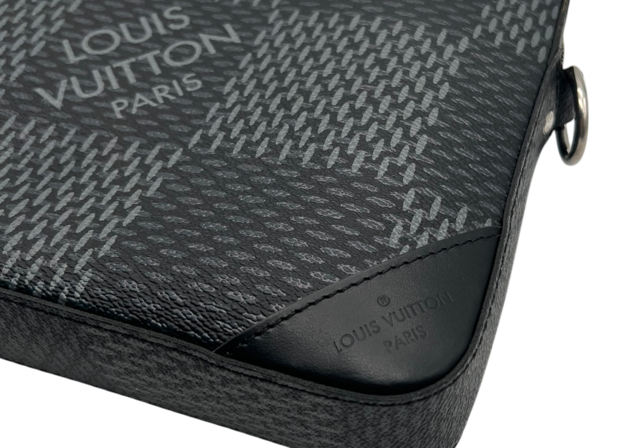 Louis Vuitton Bag Trio Messenger Damier Graphite COND 9.5/10