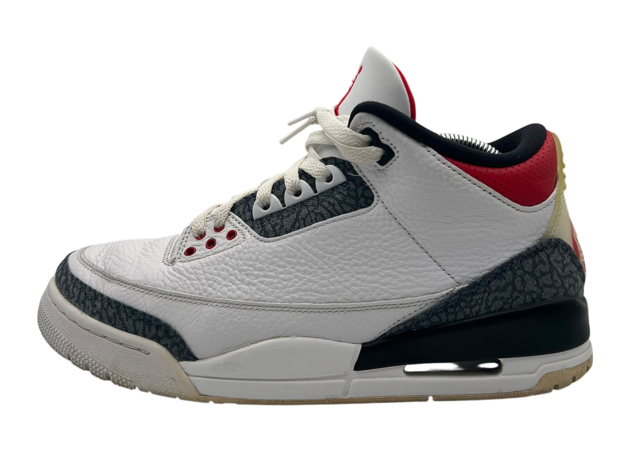 Jordan 3 Fire Red Denim COND 8/10 (NO BOX)