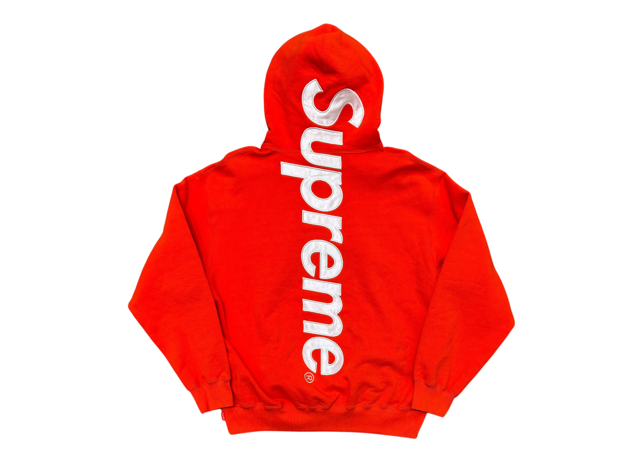 Supreme Jumpsuit Vertical Satin Logo Orange COND NEW