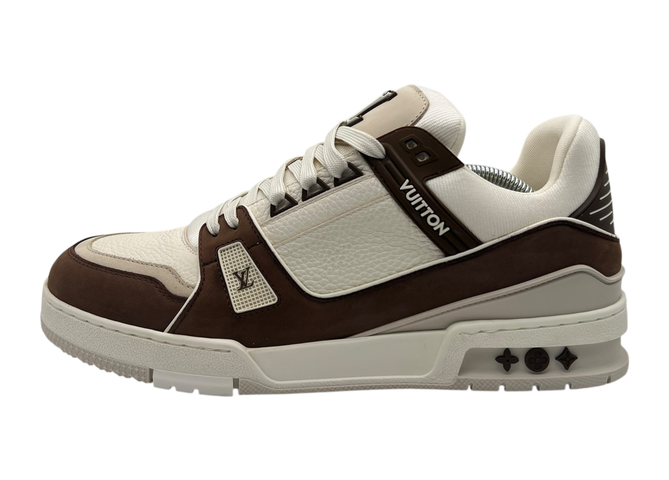 Louis Vuitton Trainer Cream Brown COND NEW (NO BOX)