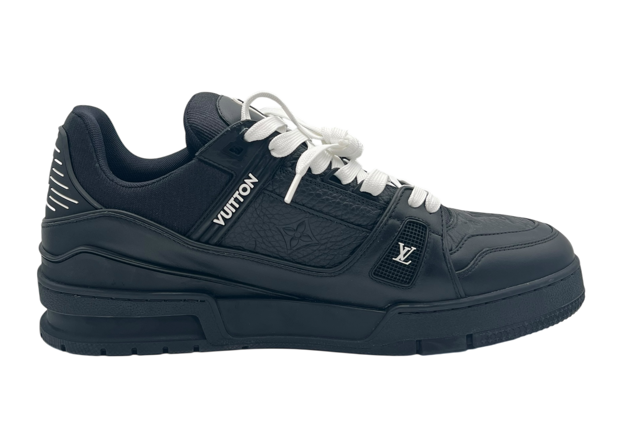 Louis Vuitton Trainer Triple Black COND NEW (NO BOX)